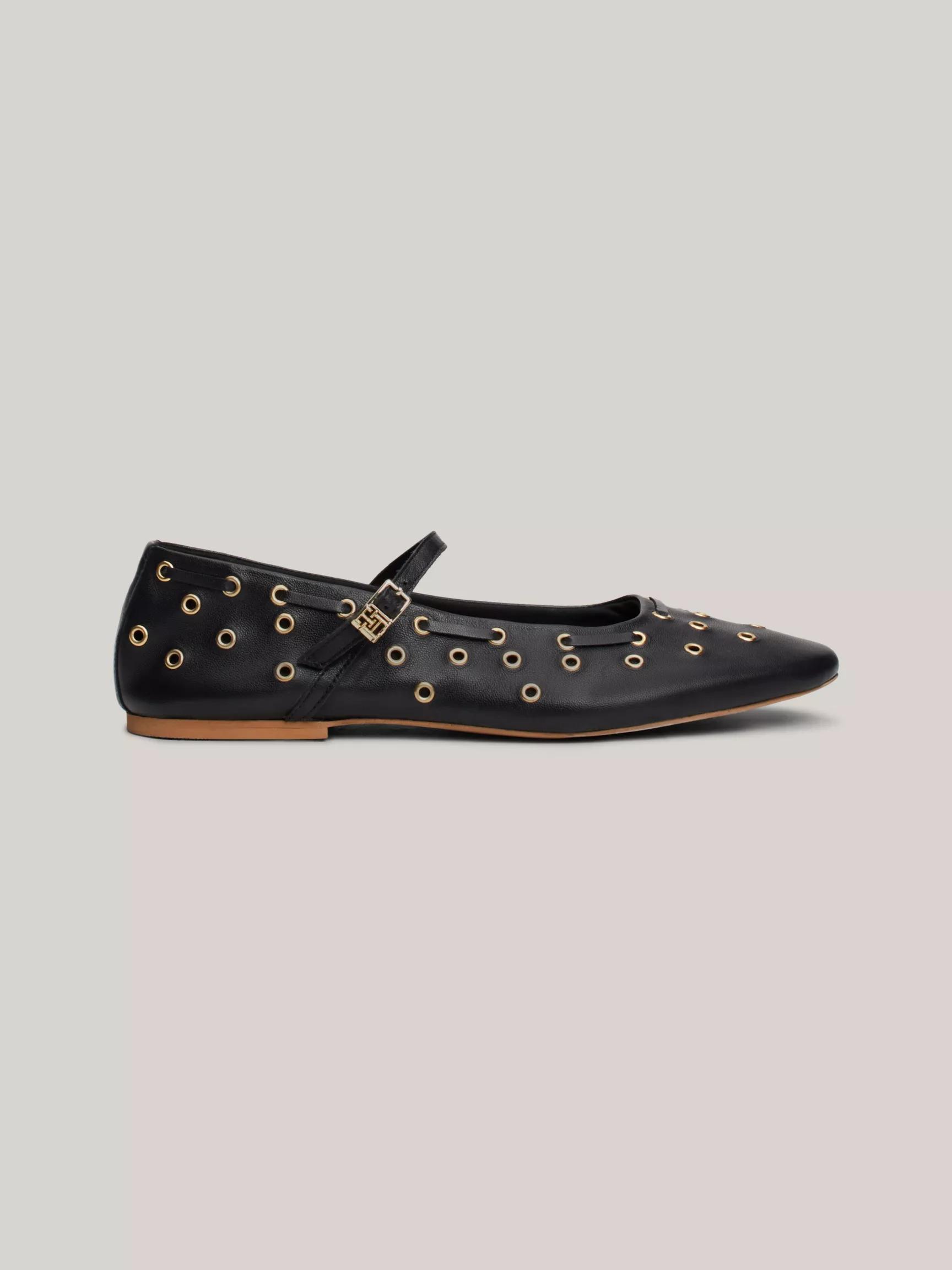 Eyelet Leather Mary Jane Ballet Flat by TOMMY HILFIGER