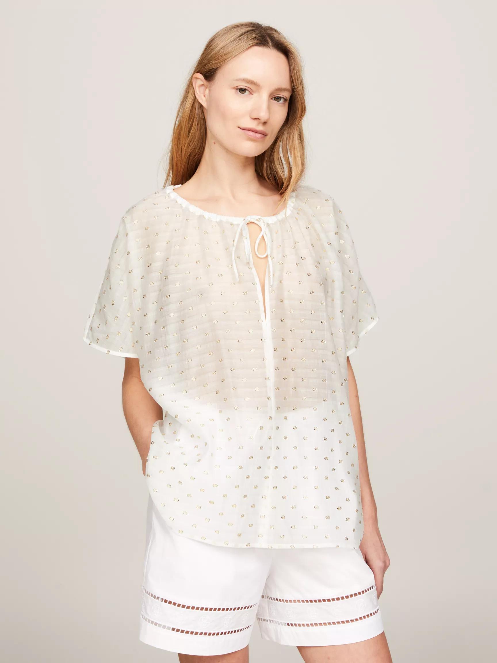 Fil Coupe Gathered Top by TOMMY HILFIGER