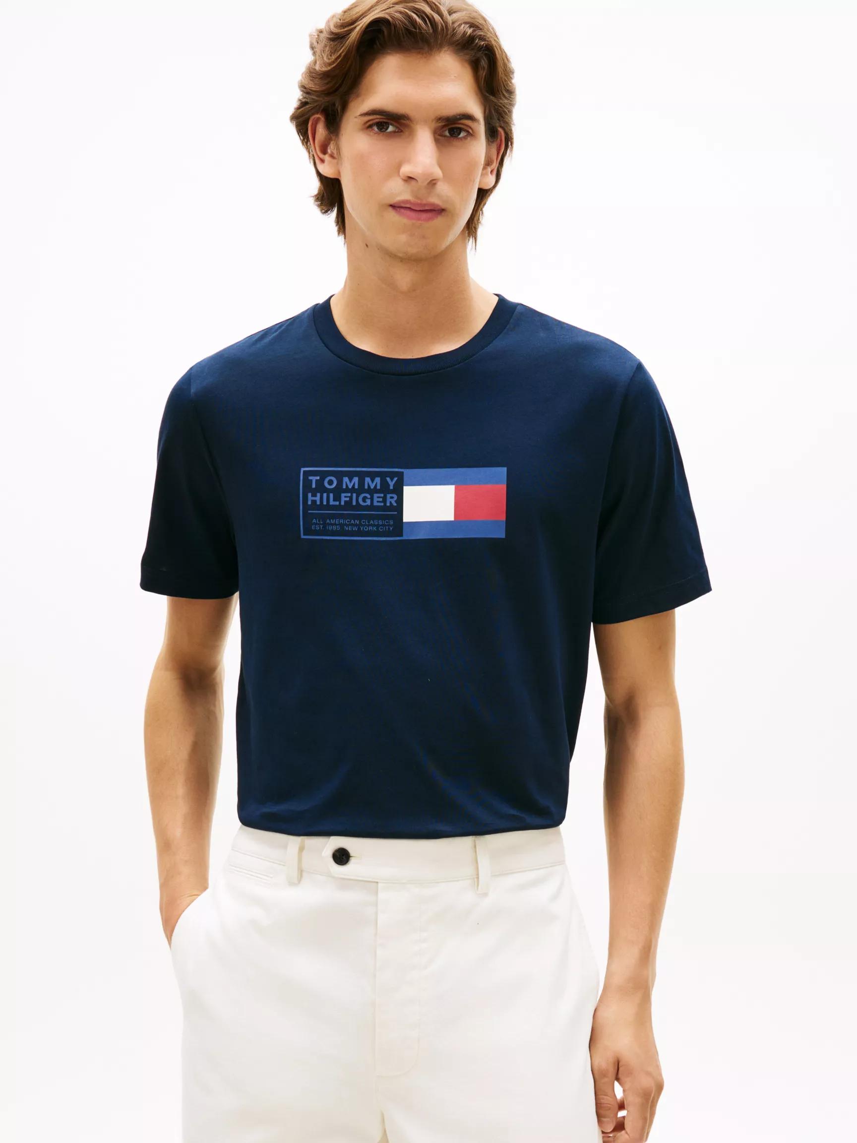 Flag Box Logo T-Shirt by TOMMY HILFIGER