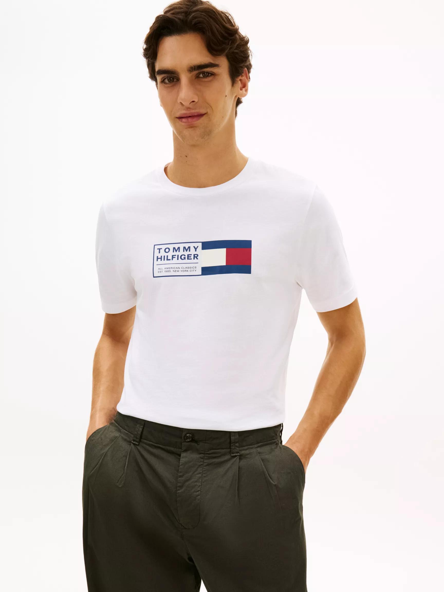 Flag Box Logo T-Shirt by TOMMY HILFIGER