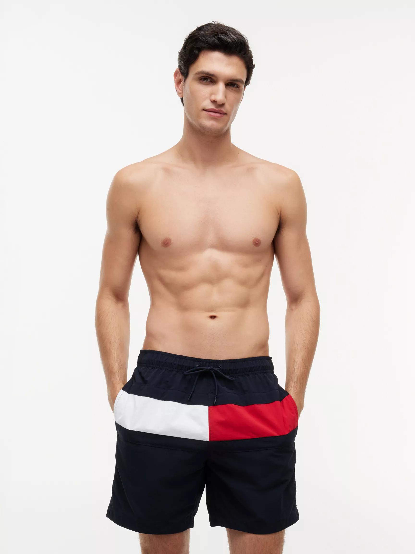 Flag Logo 7" Swim Trunk by TOMMY HILFIGER
