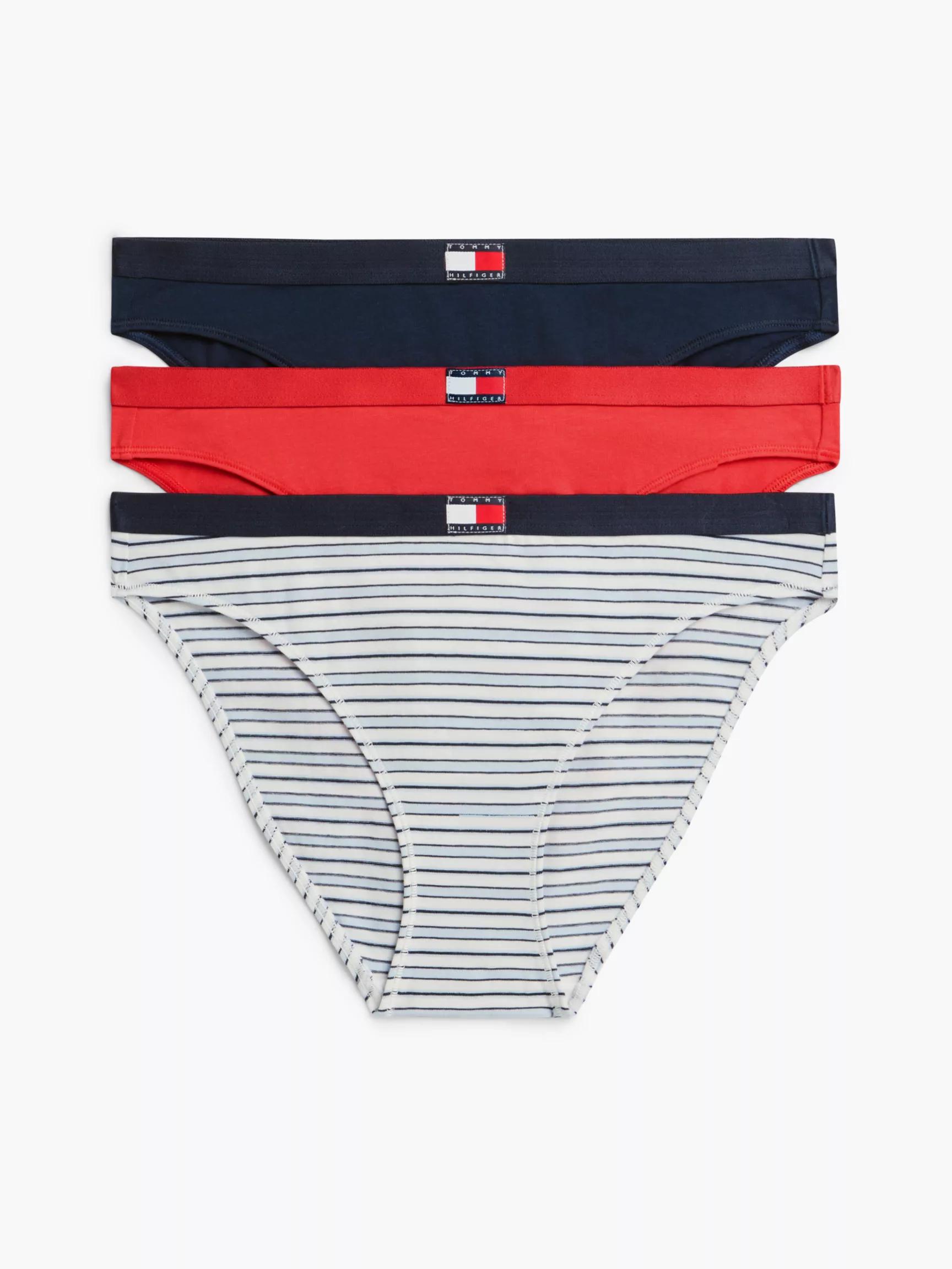 Flag Logo Bikini Brief 3-Pack by TOMMY HILFIGER