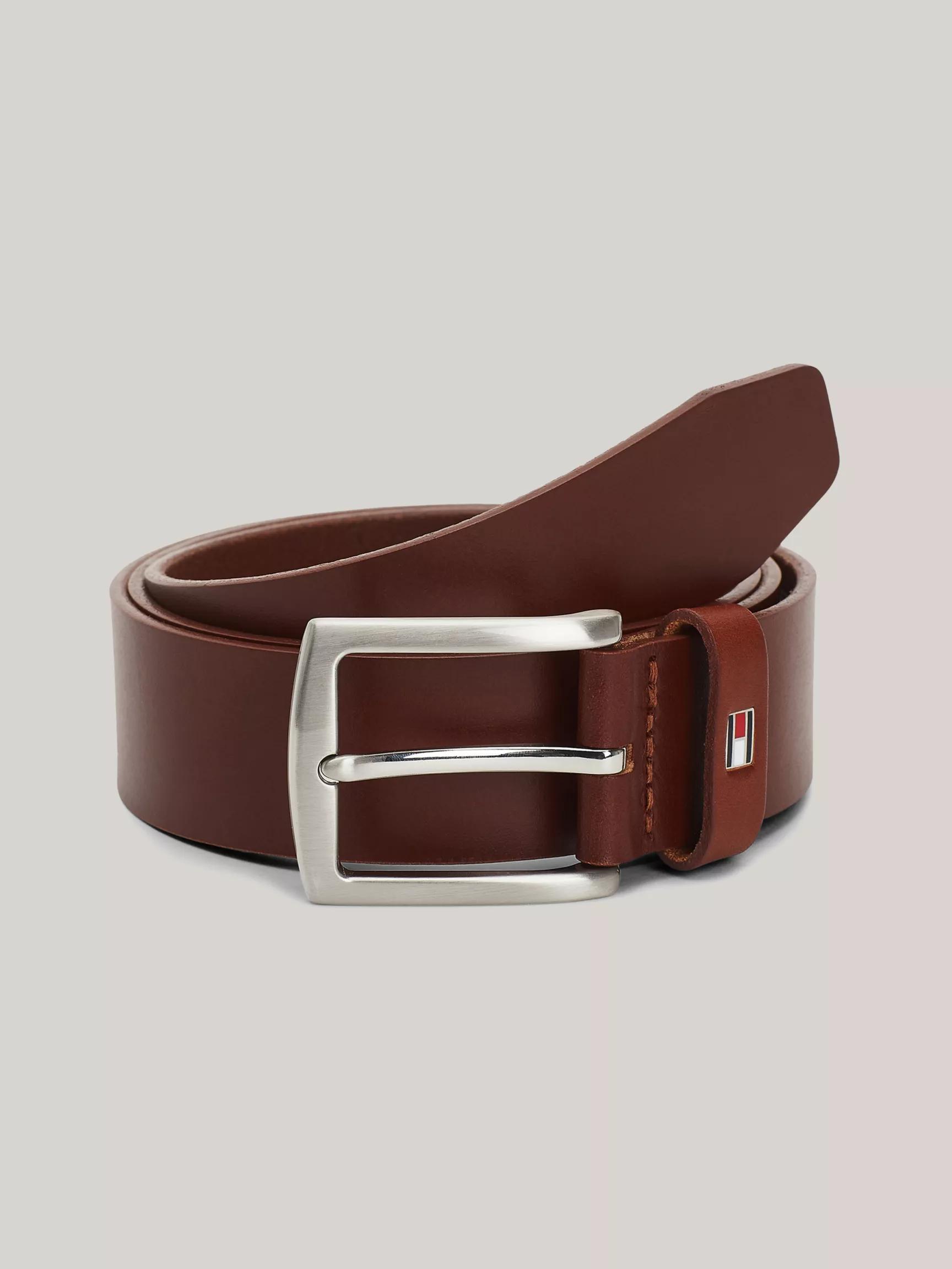 Flag Loop Leather Belt by TOMMY HILFIGER