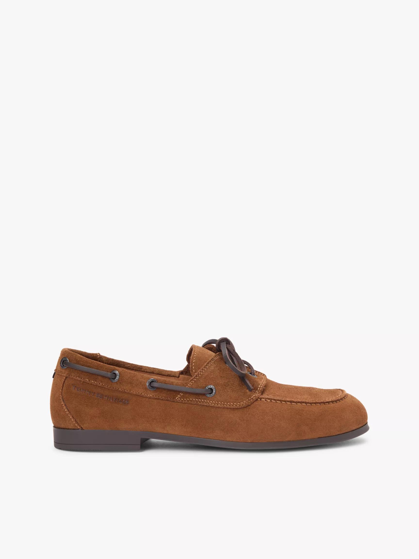 Flexible Suede Boat Shoe by TOMMY HILFIGER