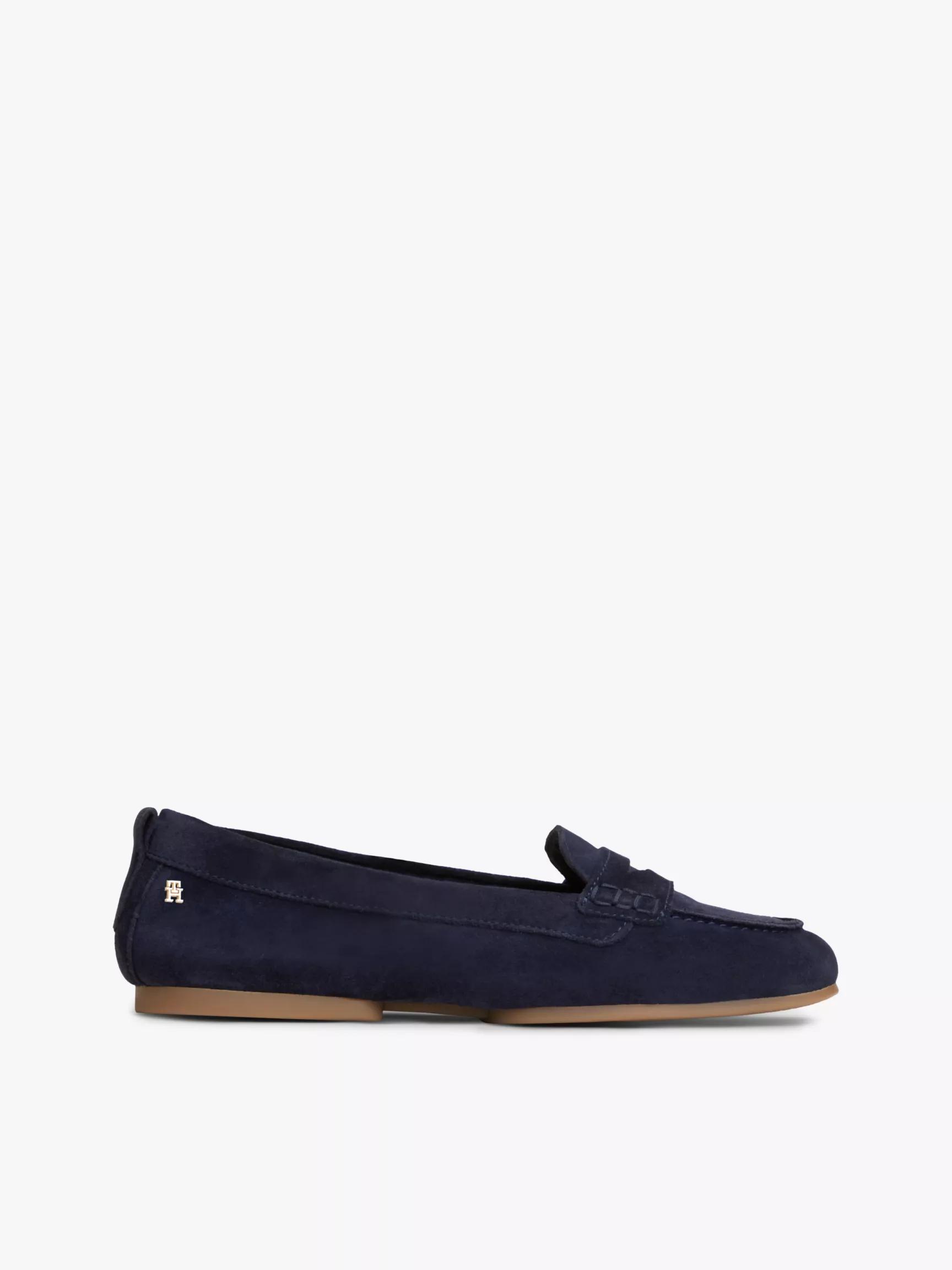 Flexible Suede Penny Loafer by TOMMY HILFIGER