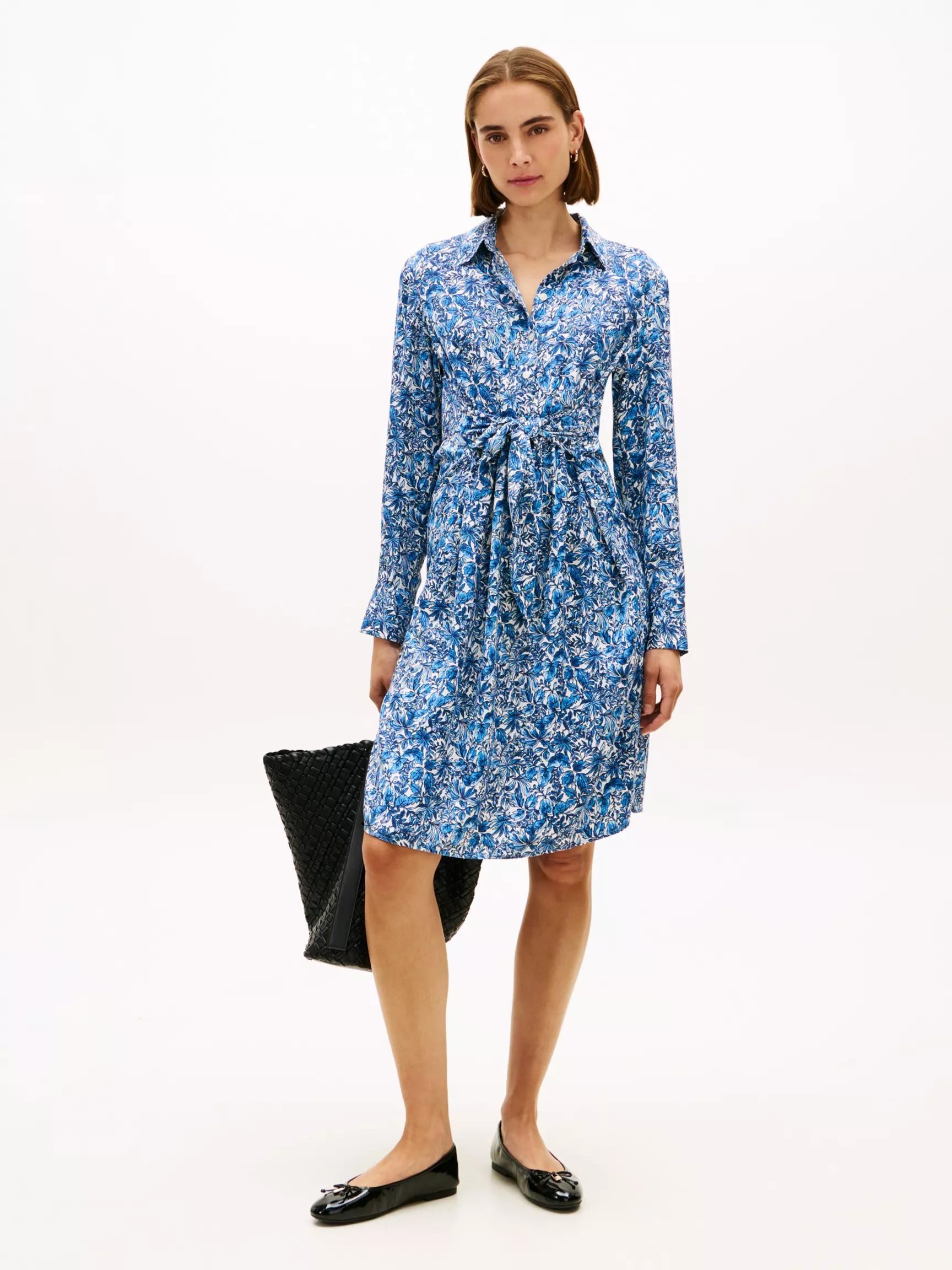 Floral Print Belted Shirtdress by TOMMY HILFIGER
