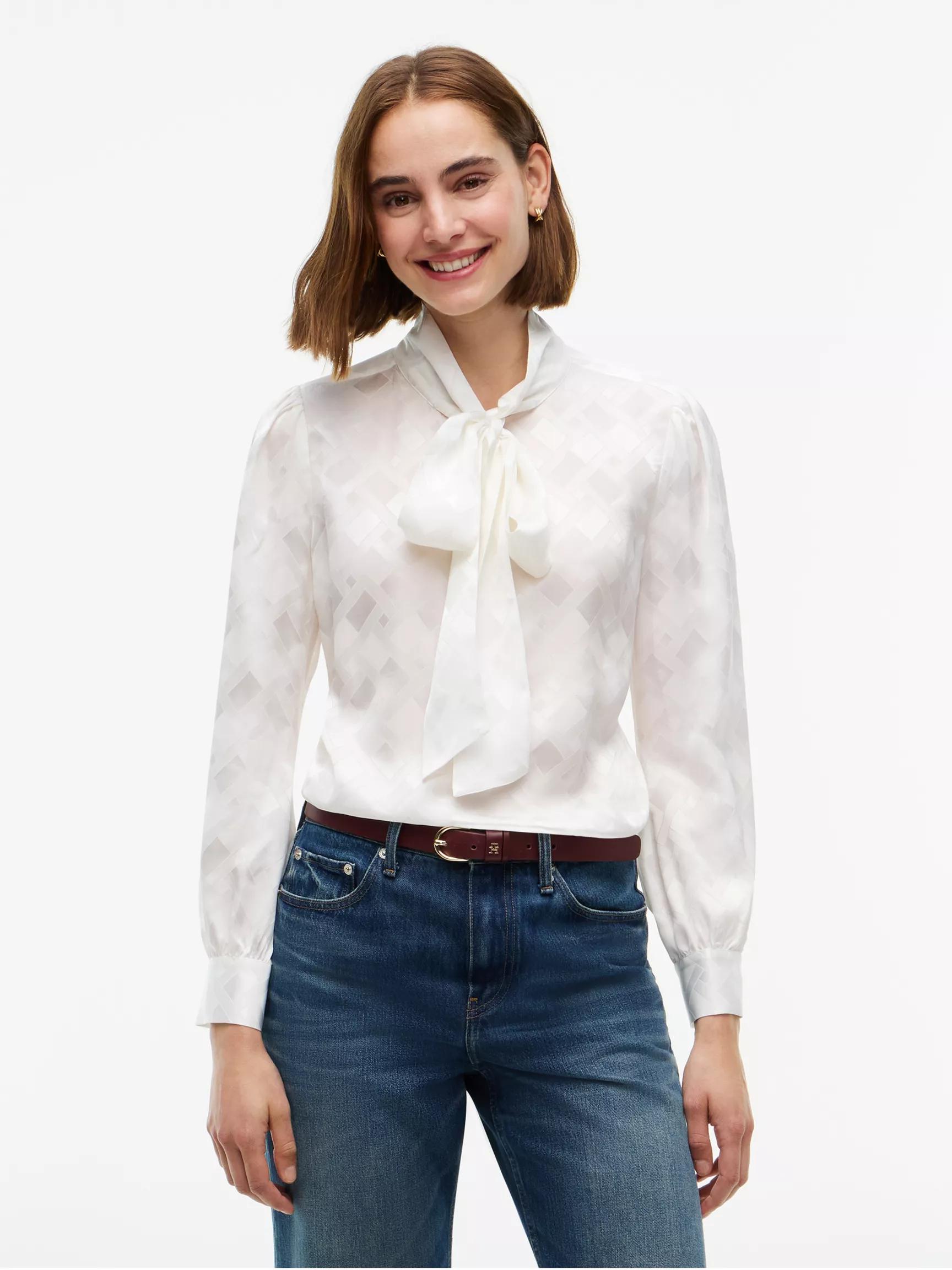 Foulard Bow Blouse by TOMMY HILFIGER