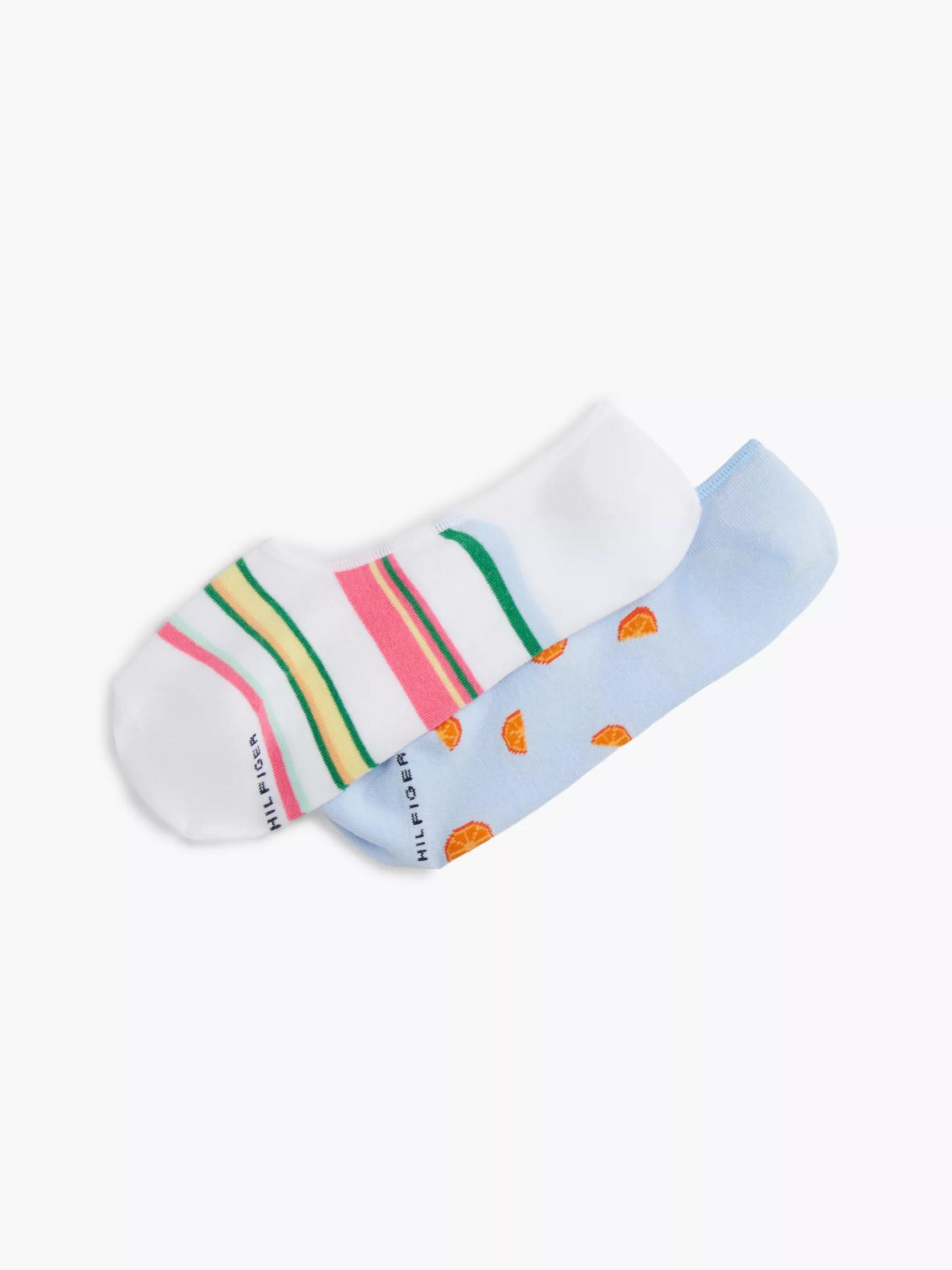 Fruit & Stripe No-Show Sock 2-Pack by TOMMY HILFIGER