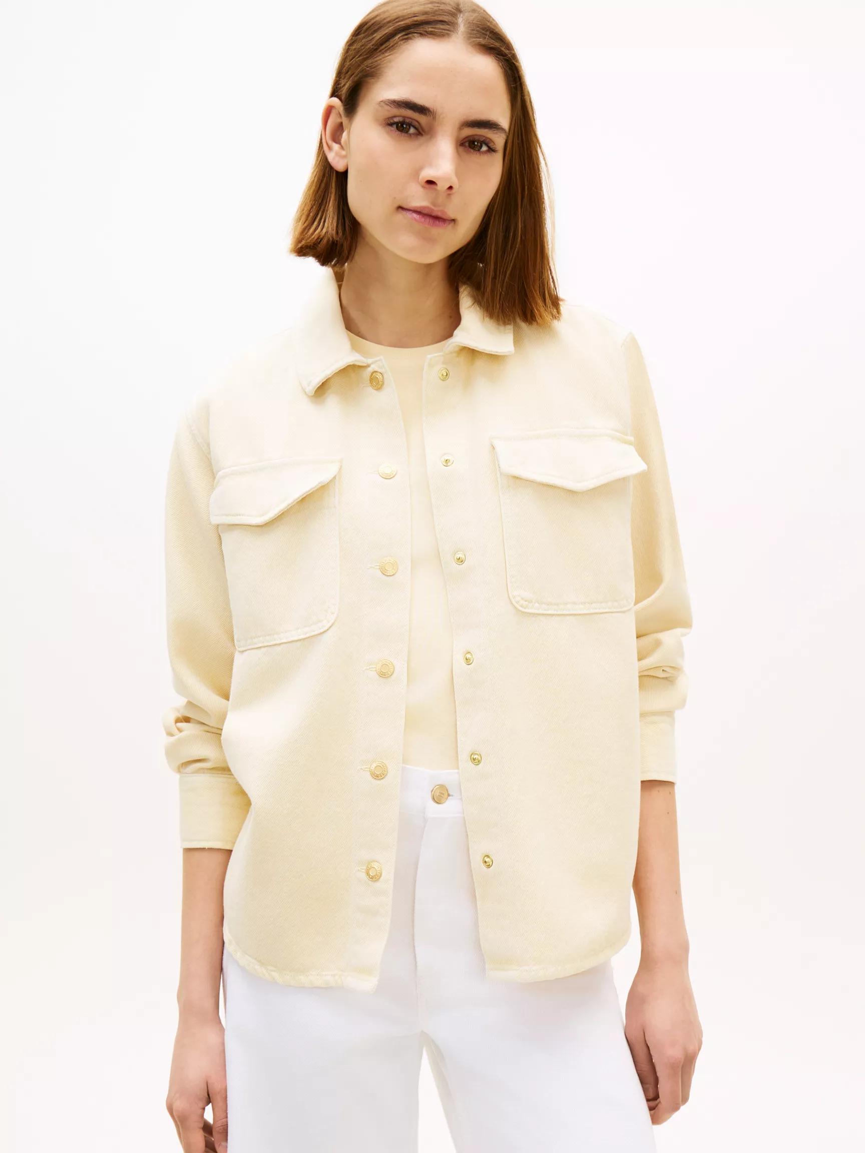 Garment-Dyed Denim Shirt Jacket by TOMMY HILFIGER