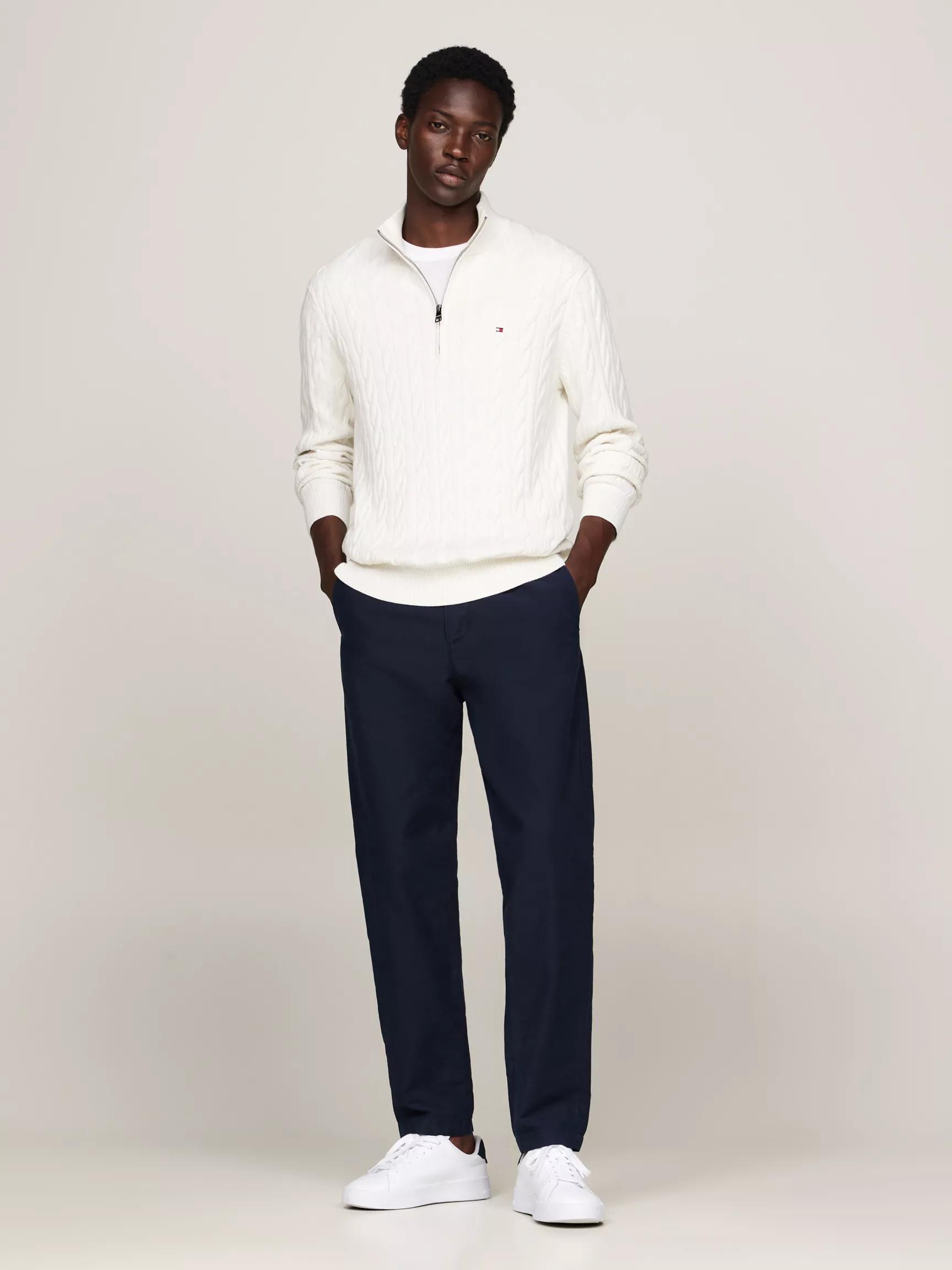 Garment-Dyed Relaxed Tapered Chino by TOMMY HILFIGER