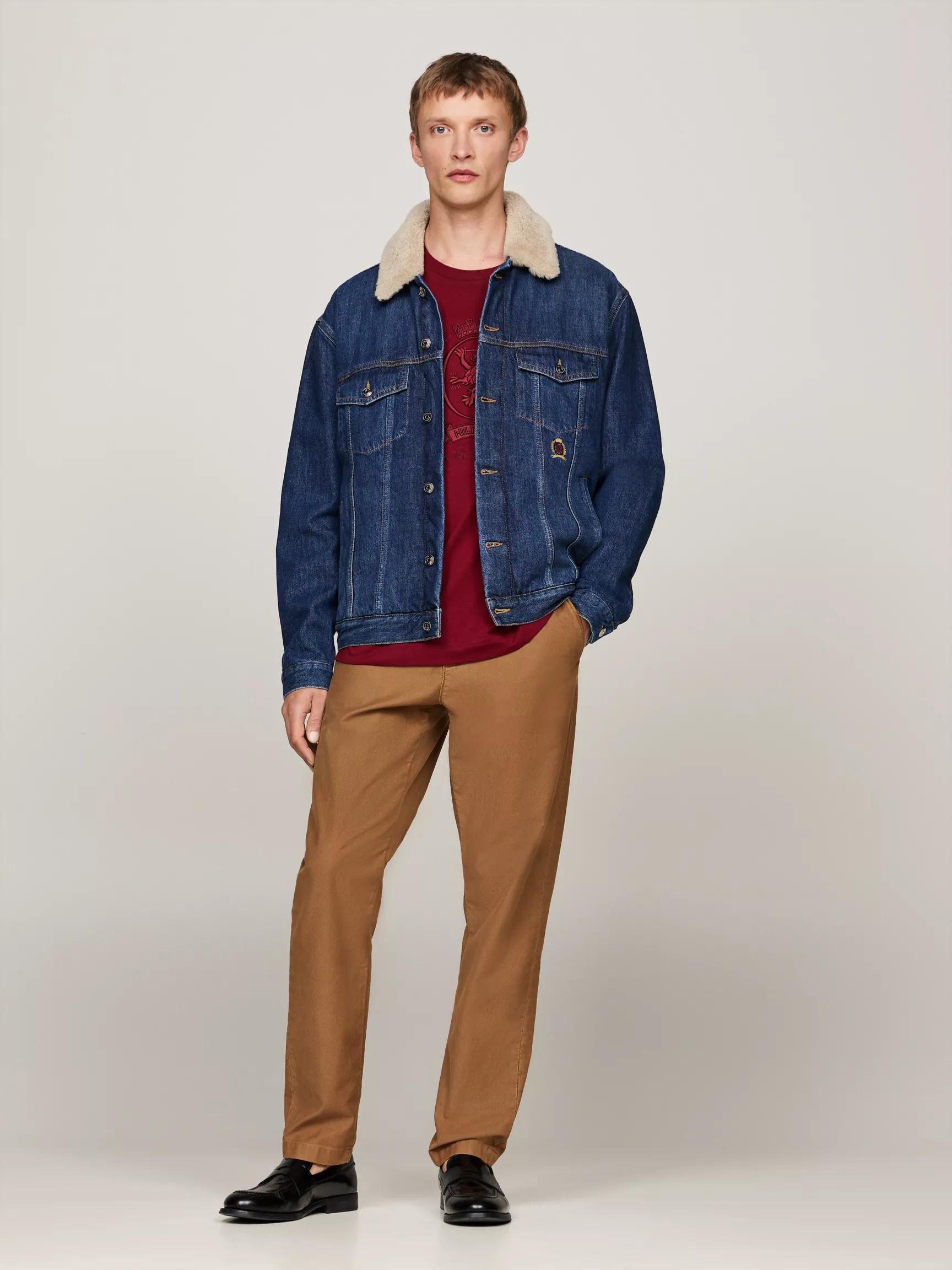 Garment-Dyed Relaxed Tapered Chino by TOMMY HILFIGER