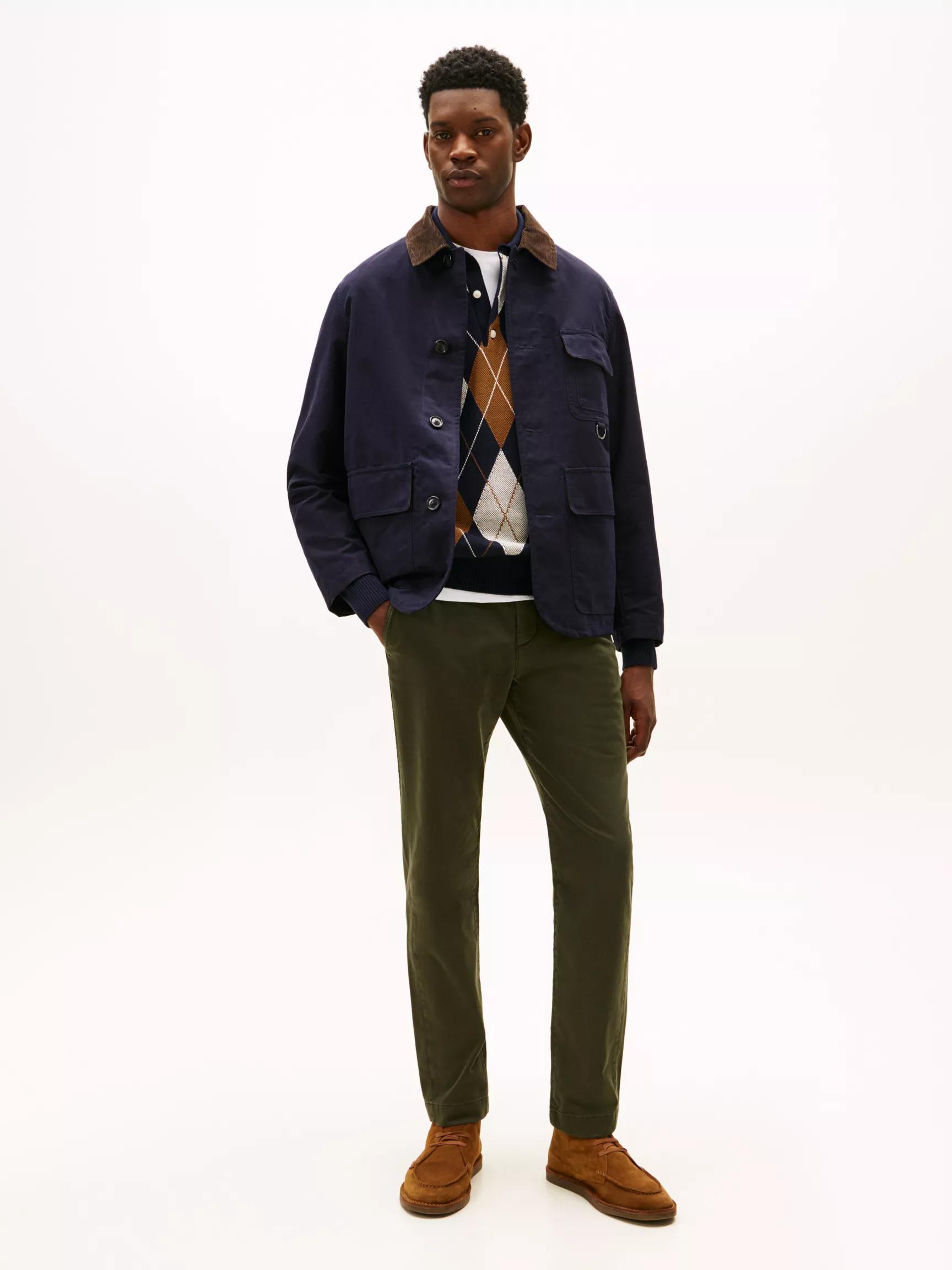 Garment-Dyed Relaxed Tapered Knit Pant by TOMMY HILFIGER