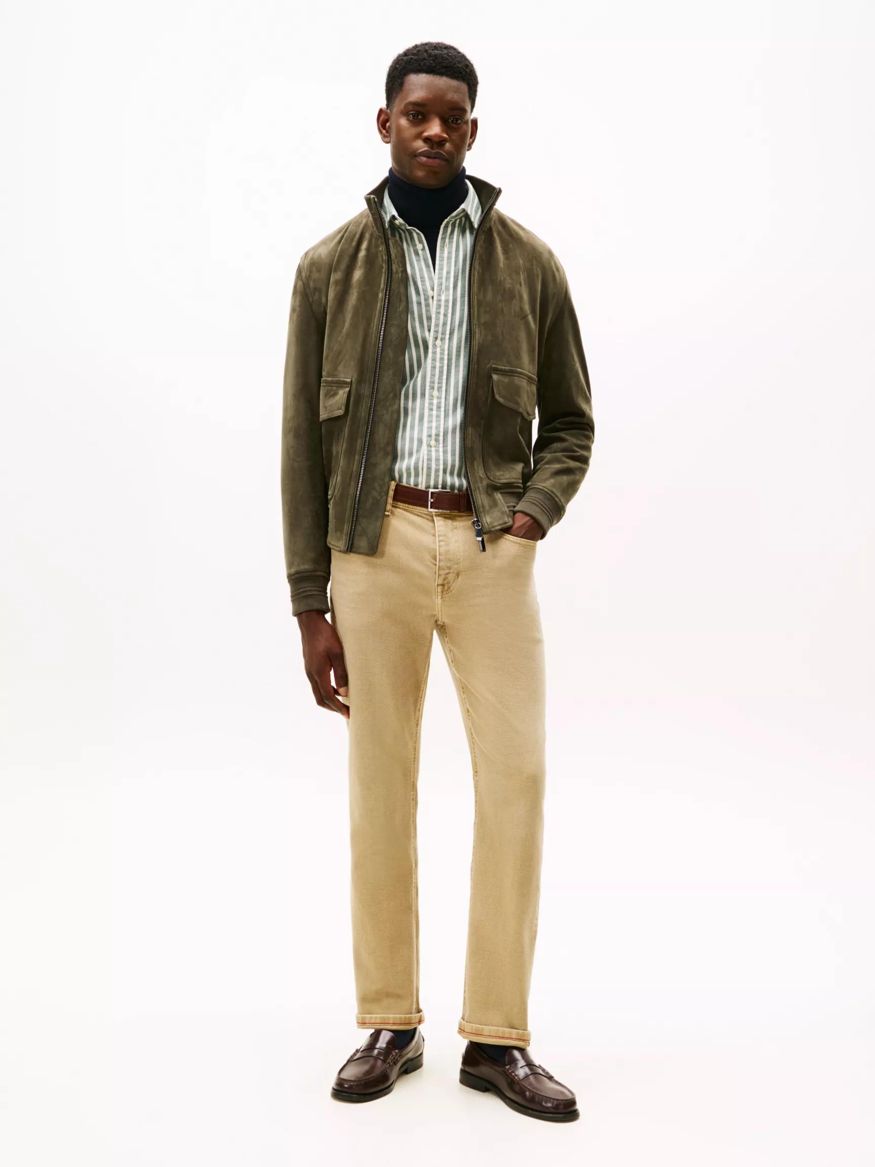 Garment-Dyed Straight Jean by TOMMY HILFIGER