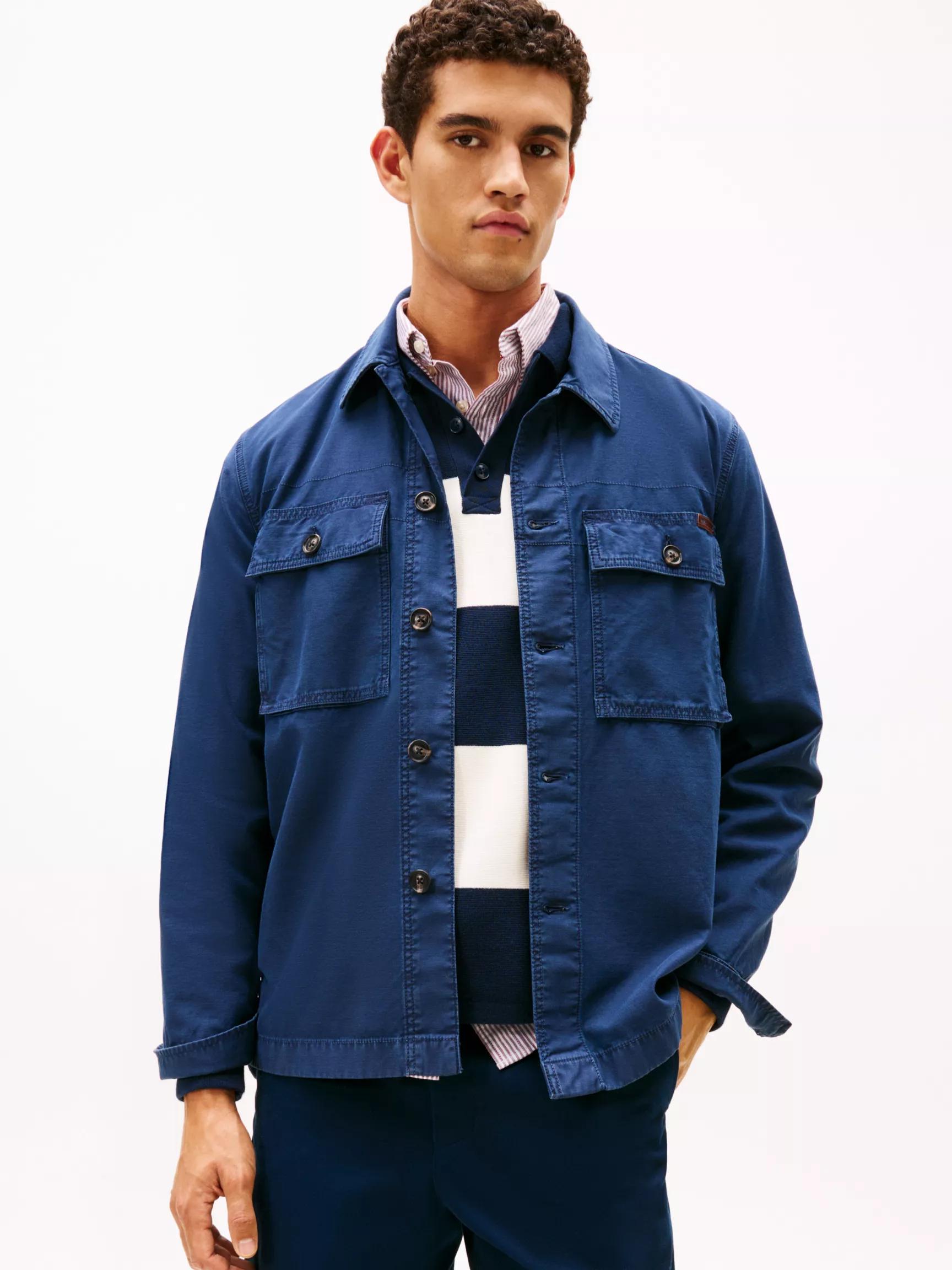 Garment-Dyed Utility Shirt Jacket by TOMMY HILFIGER
