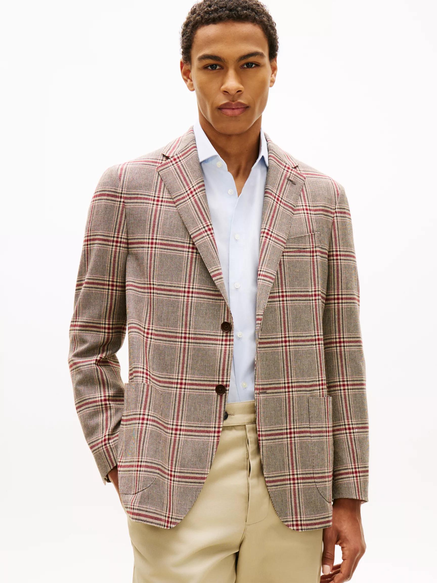 Glen Plaid Wool-Blend Blazer by TOMMY HILFIGER