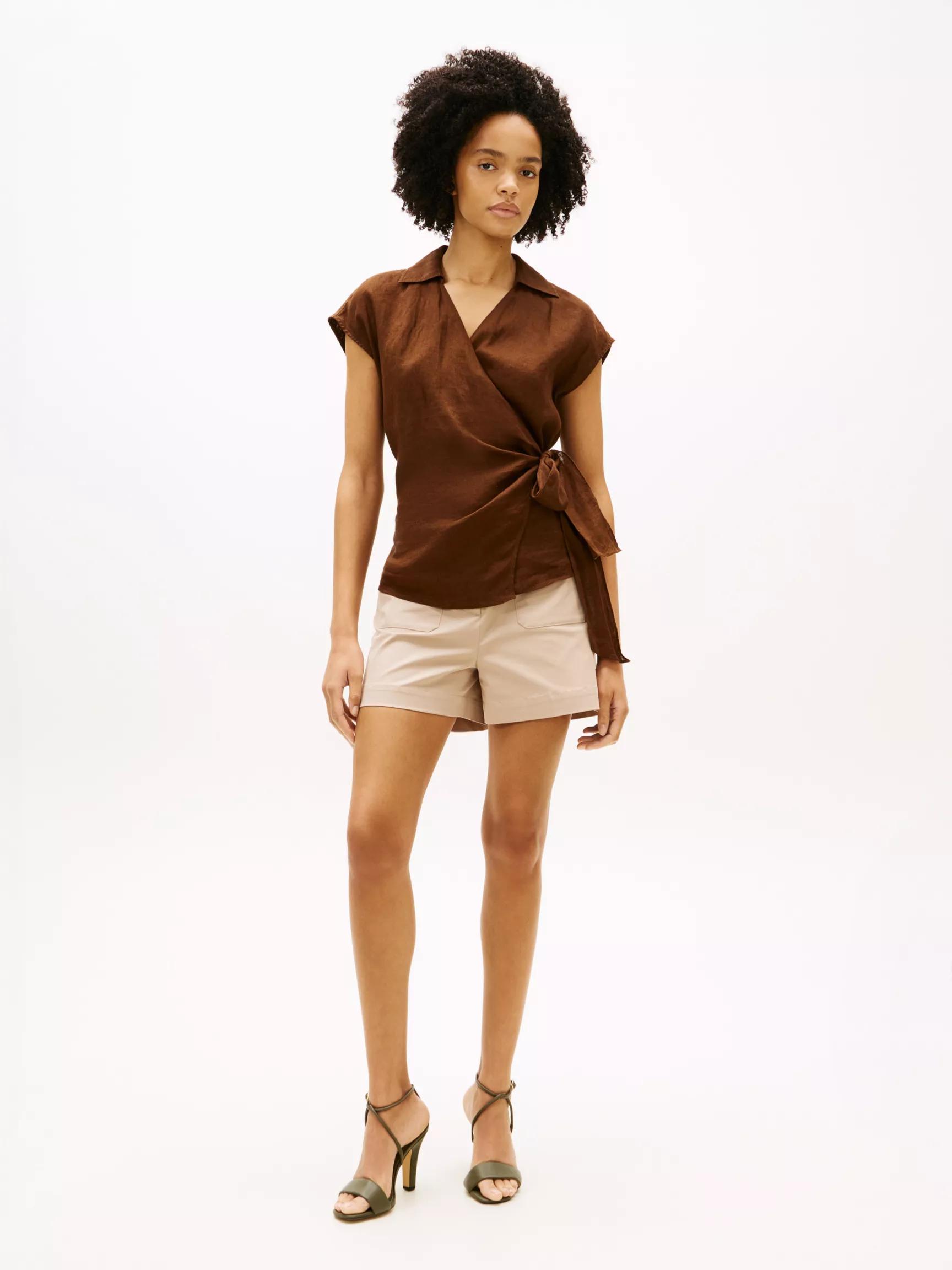 Gold-Button Twill Pocket Short by TOMMY HILFIGER