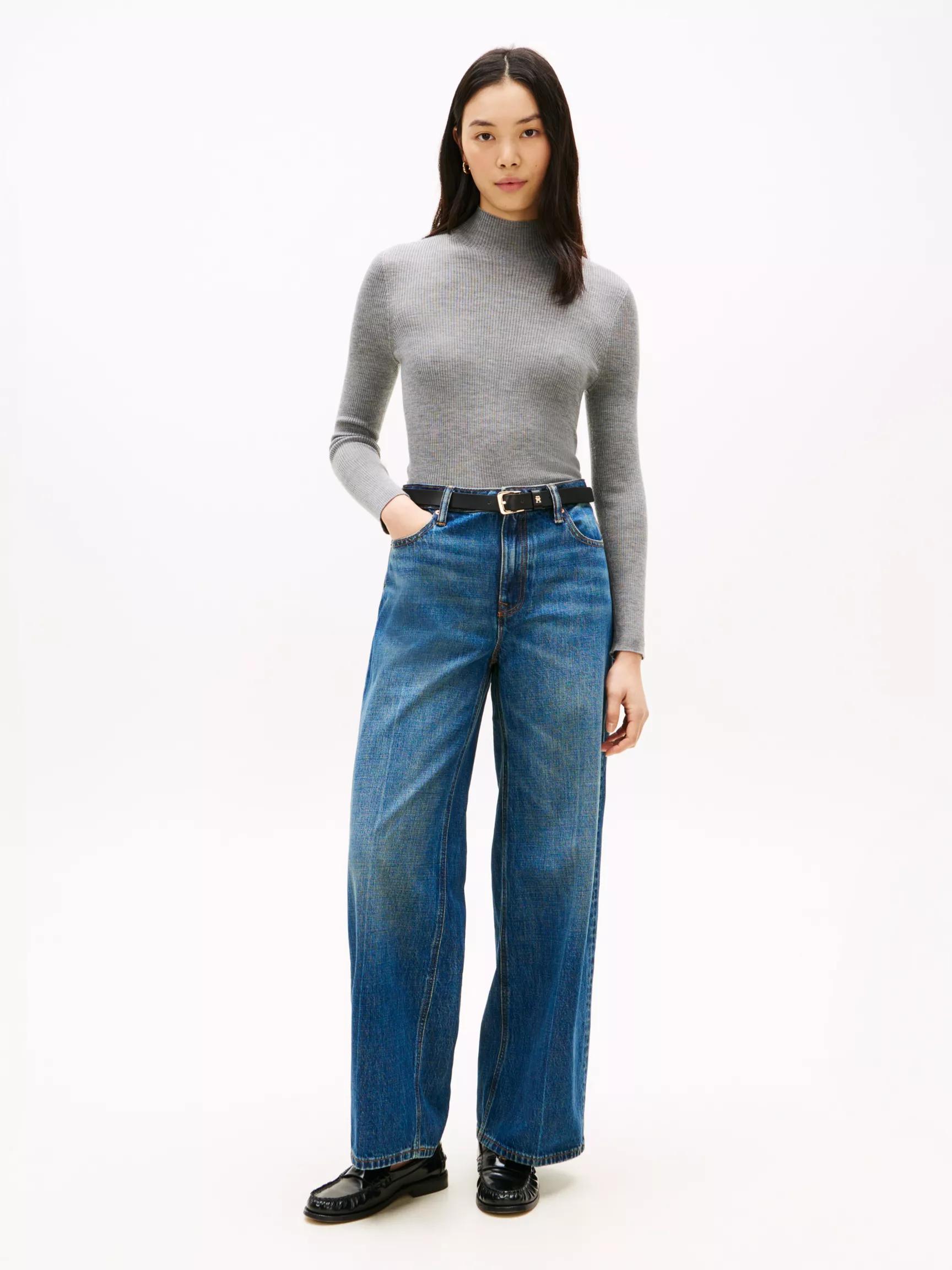 High-Rise Wide Leg Jean by TOMMY HILFIGER