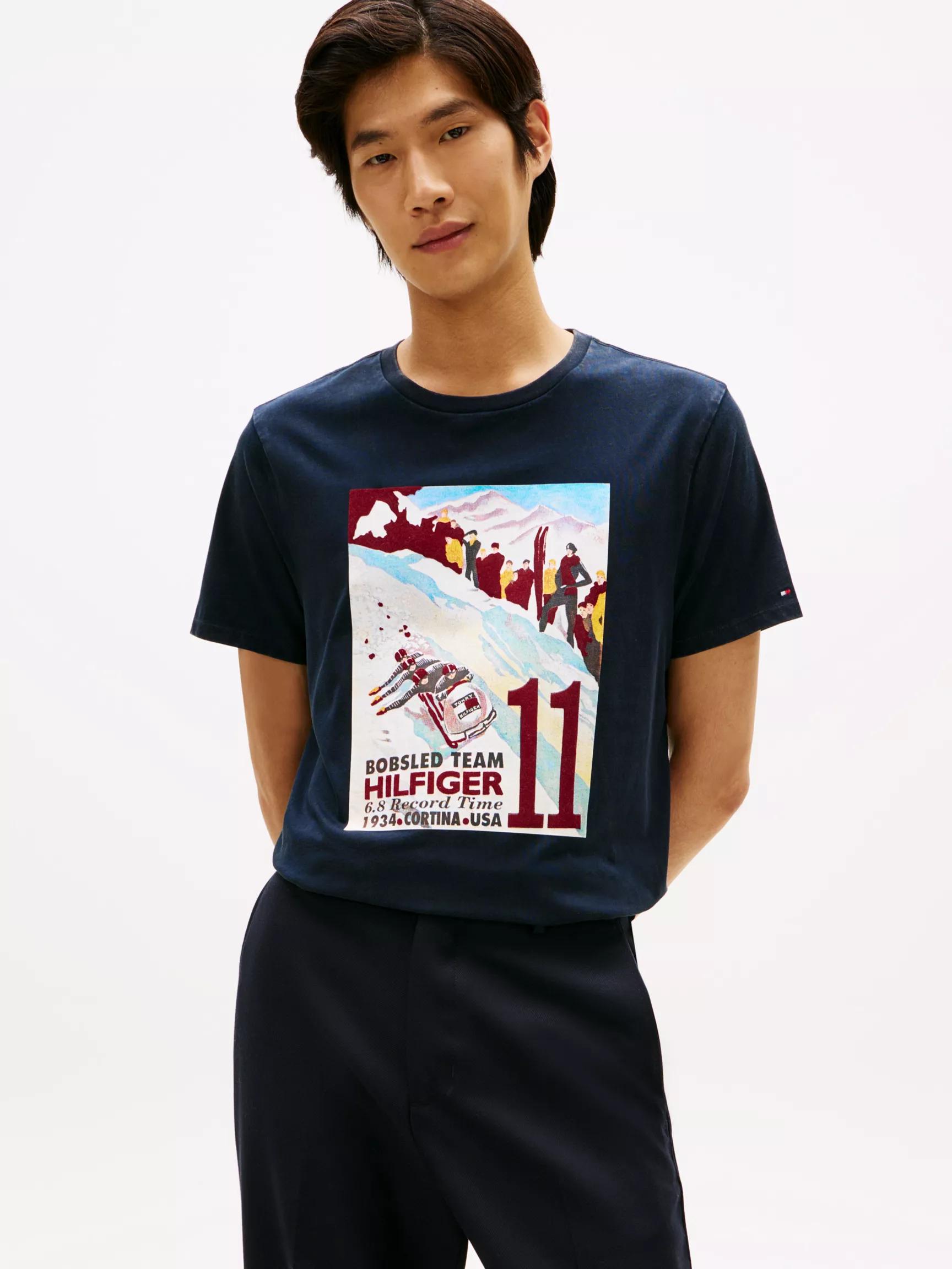 Hilfiger Bobsled Team Graphic T-Shirt by TOMMY HILFIGER