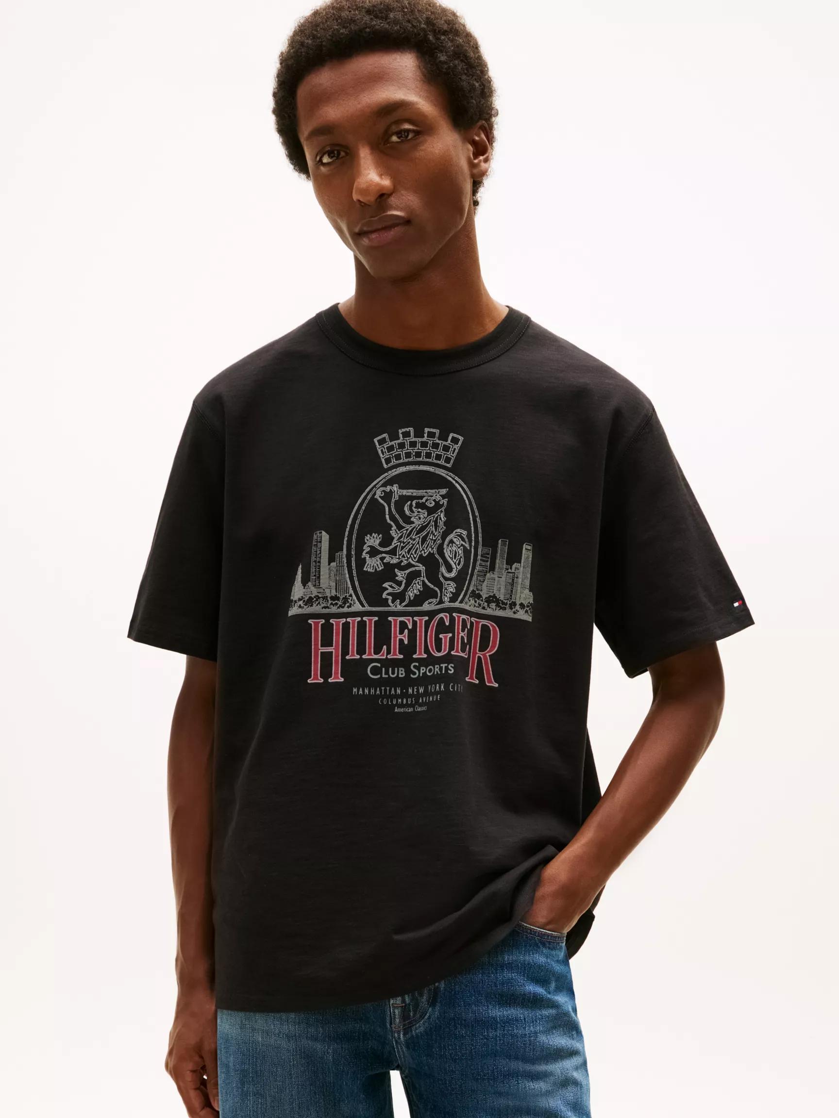 Hilfiger Crest Graphic Slub T-Shirt by TOMMY HILFIGER
