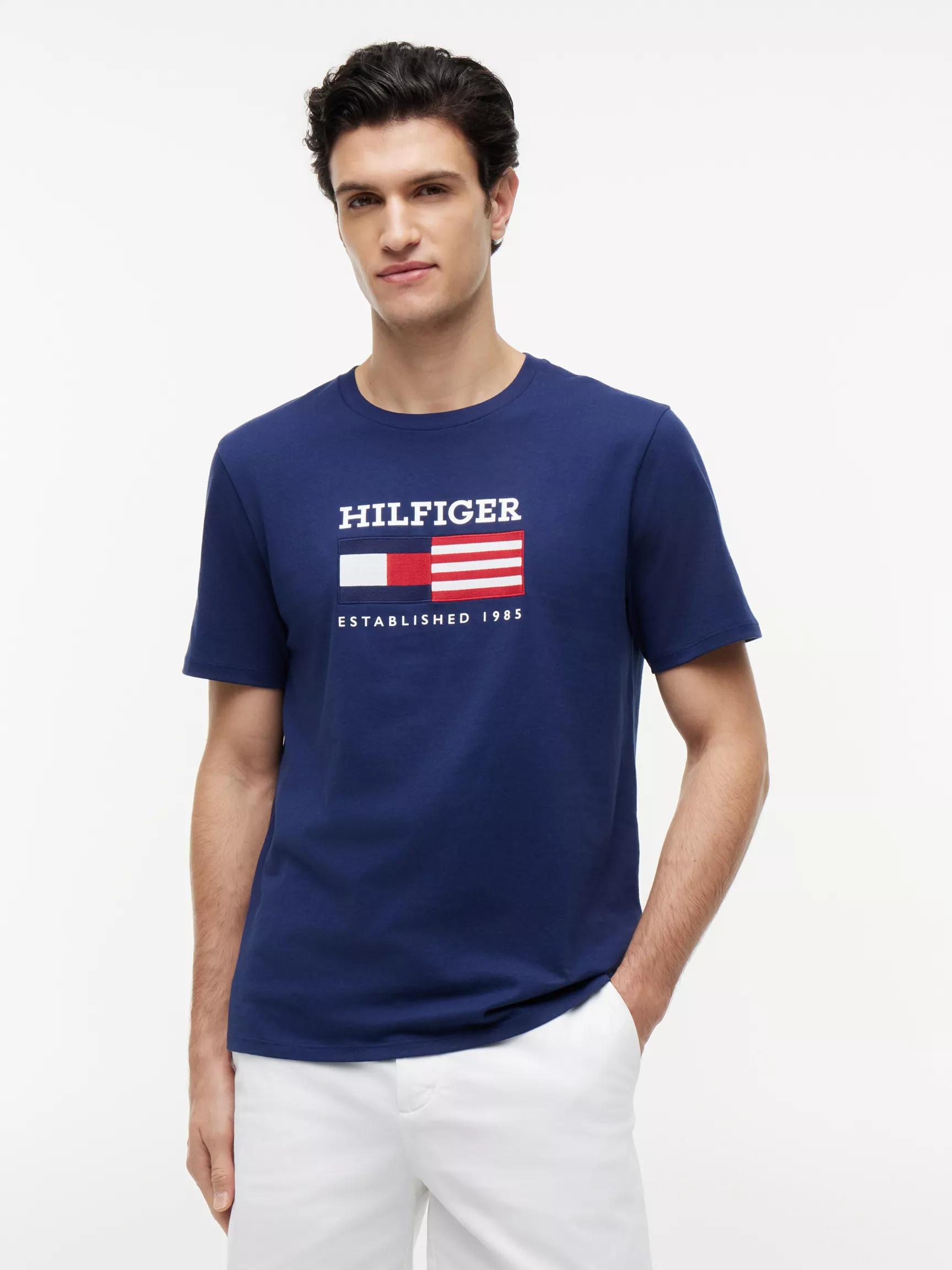 Hilfiger Flag Logo T-Shirt by TOMMY HILFIGER