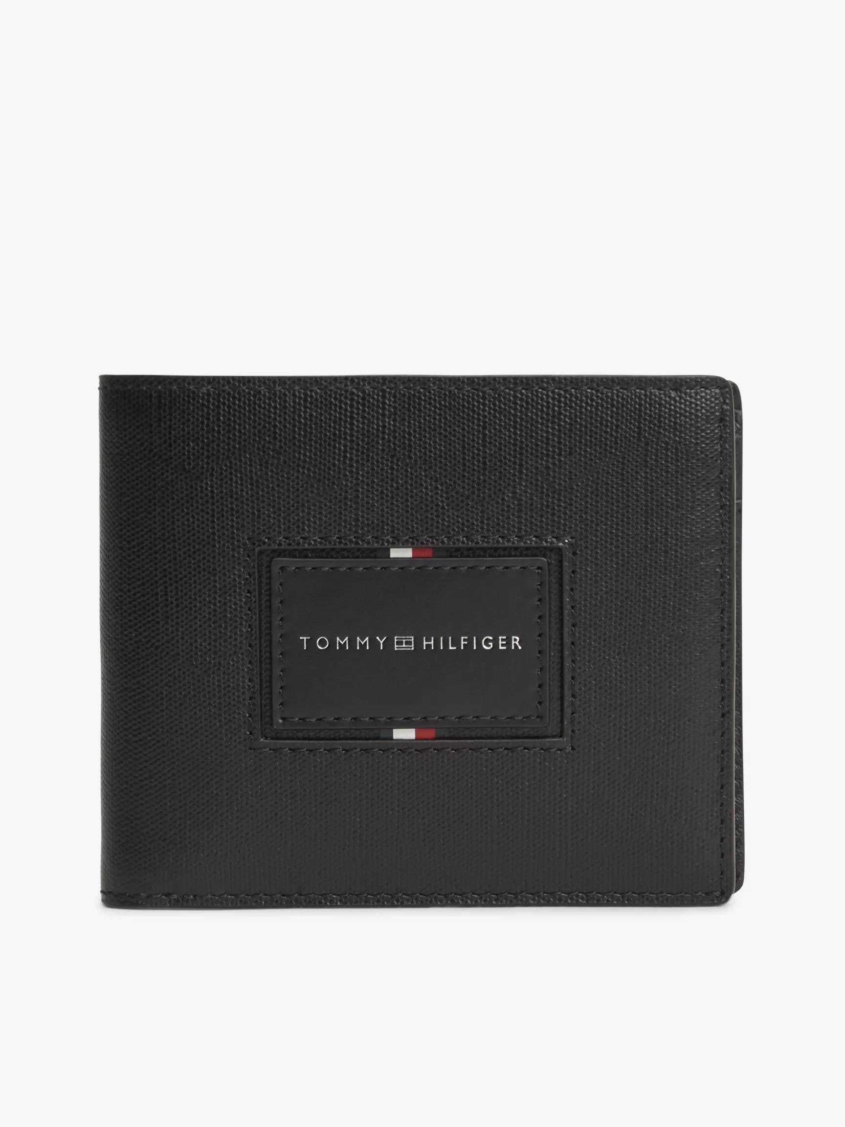 Hilfiger Logo Leather Card & Coin Wallet by TOMMY HILFIGER