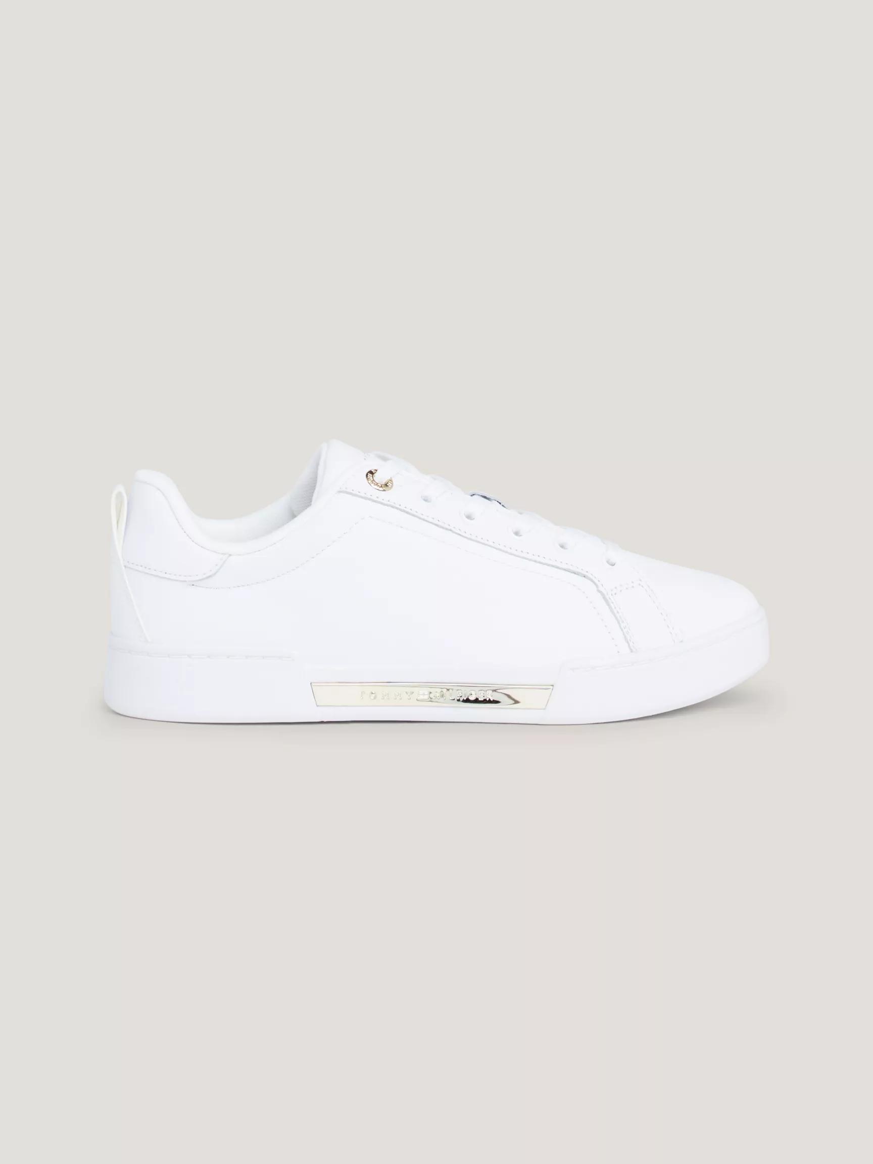 Hilfiger Logo Leather Sneaker by TOMMY HILFIGER