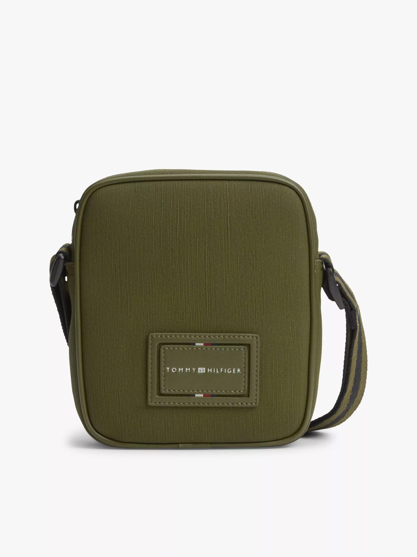 Hilfiger Logo Textured Mini Reporter Bag by TOMMY HILFIGER