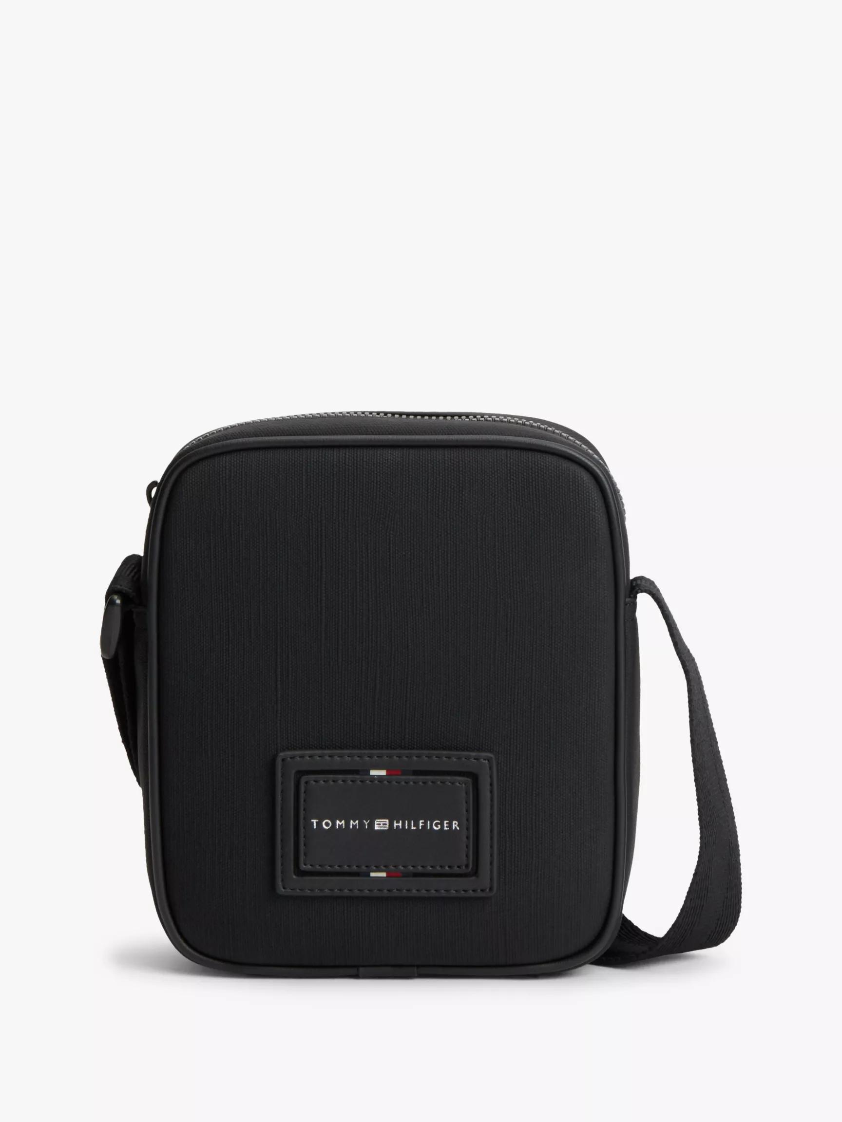 Hilfiger Logo Textured Mini Reporter Bag by TOMMY HILFIGER
