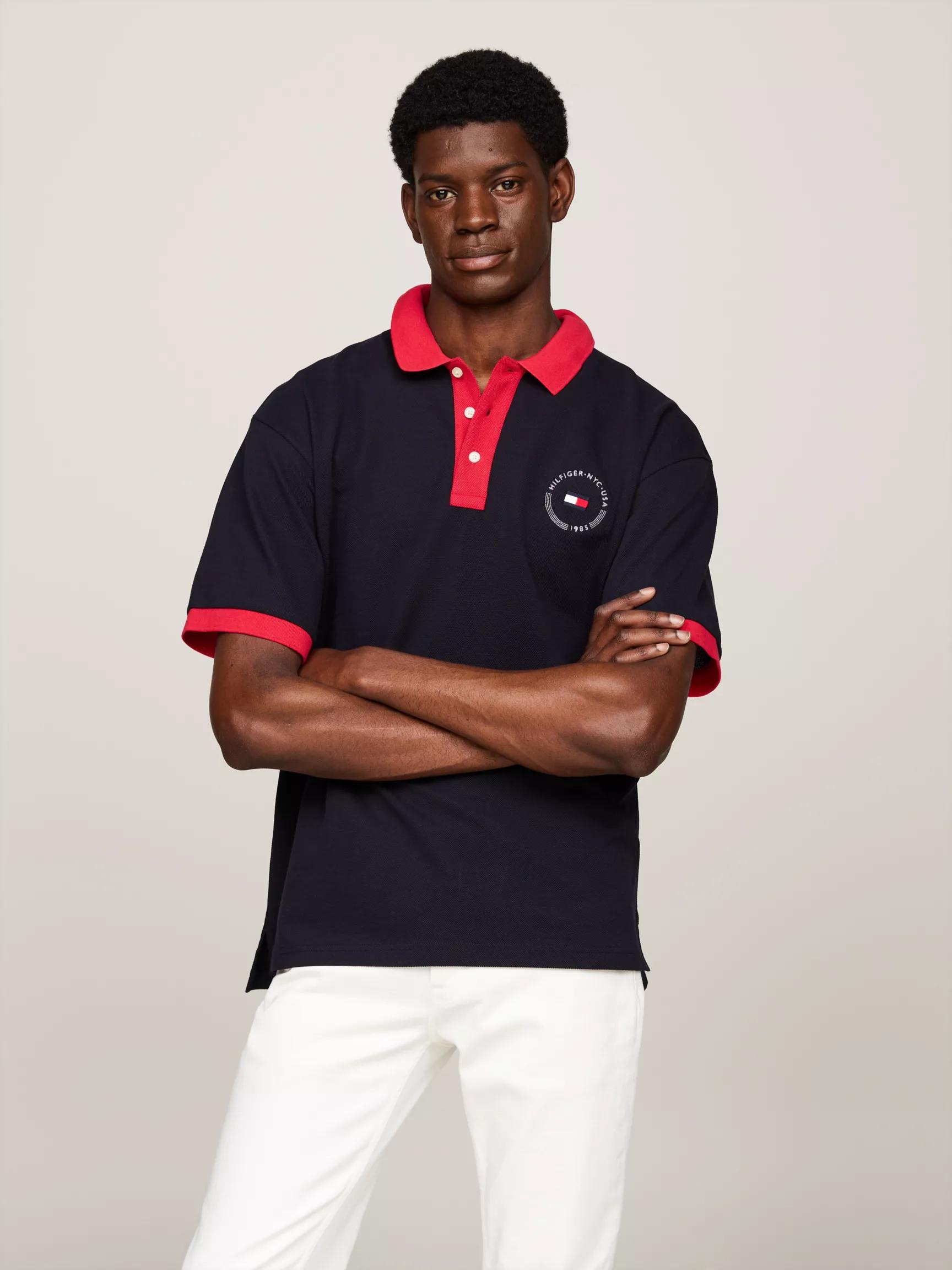 Hilfiger Team Regular Fit Flag Polo by TOMMY HILFIGER