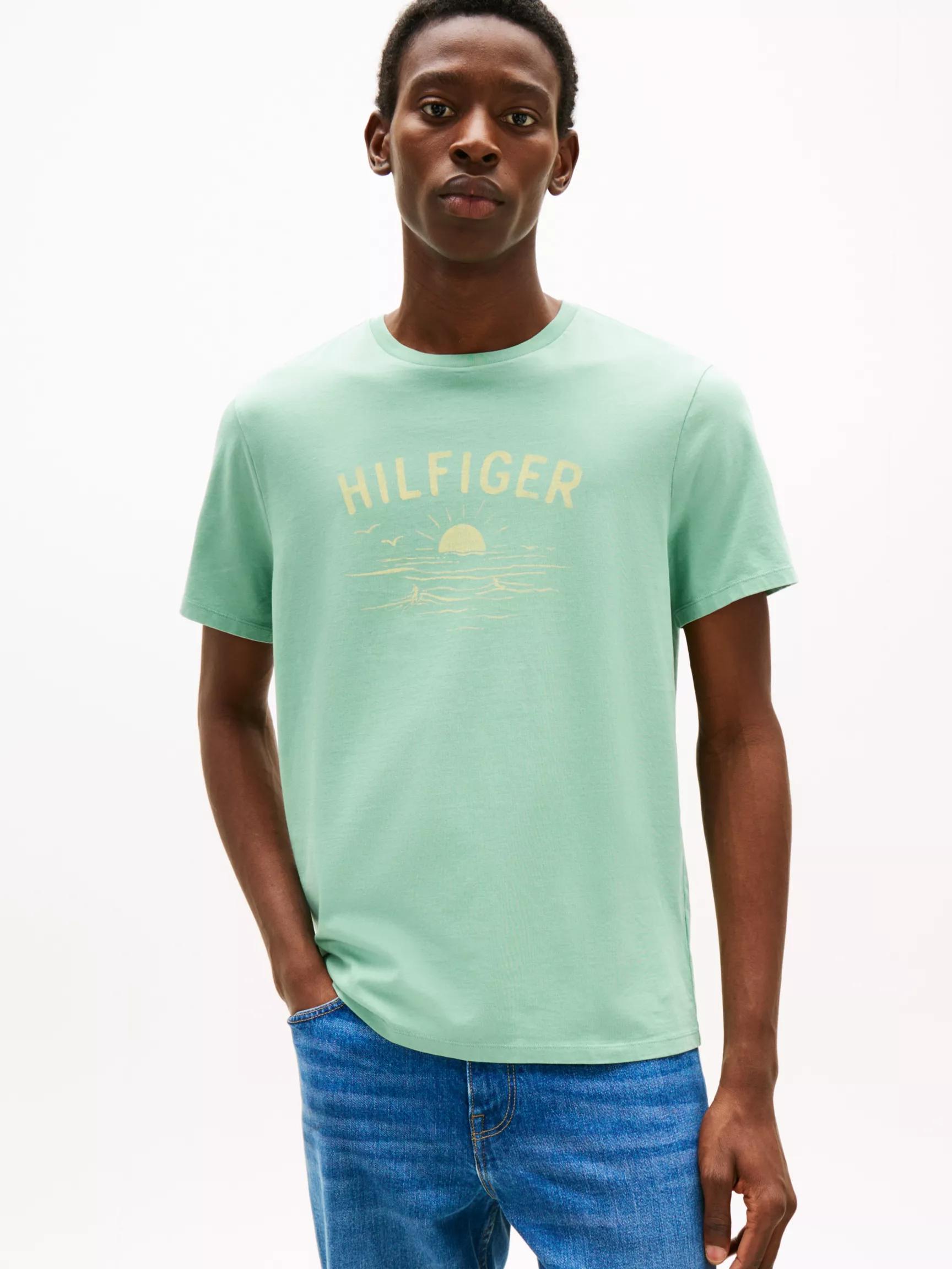 Hilfiger Wave Logo T-Shirt by TOMMY HILFIGER