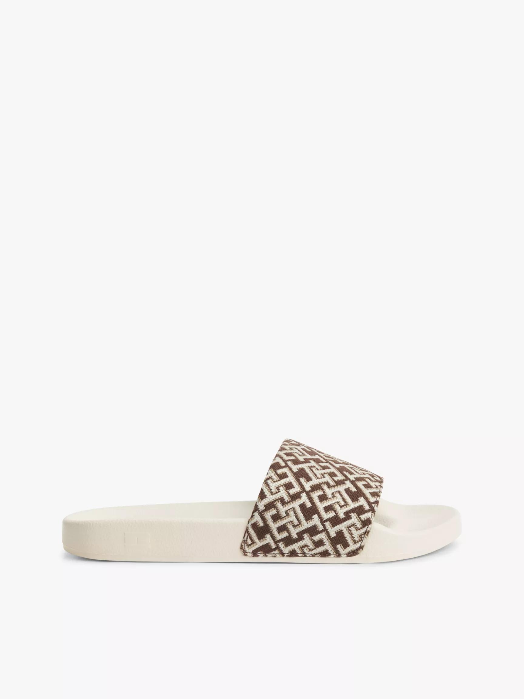 Jacquard Monogram Pool Slide by TOMMY HILFIGER