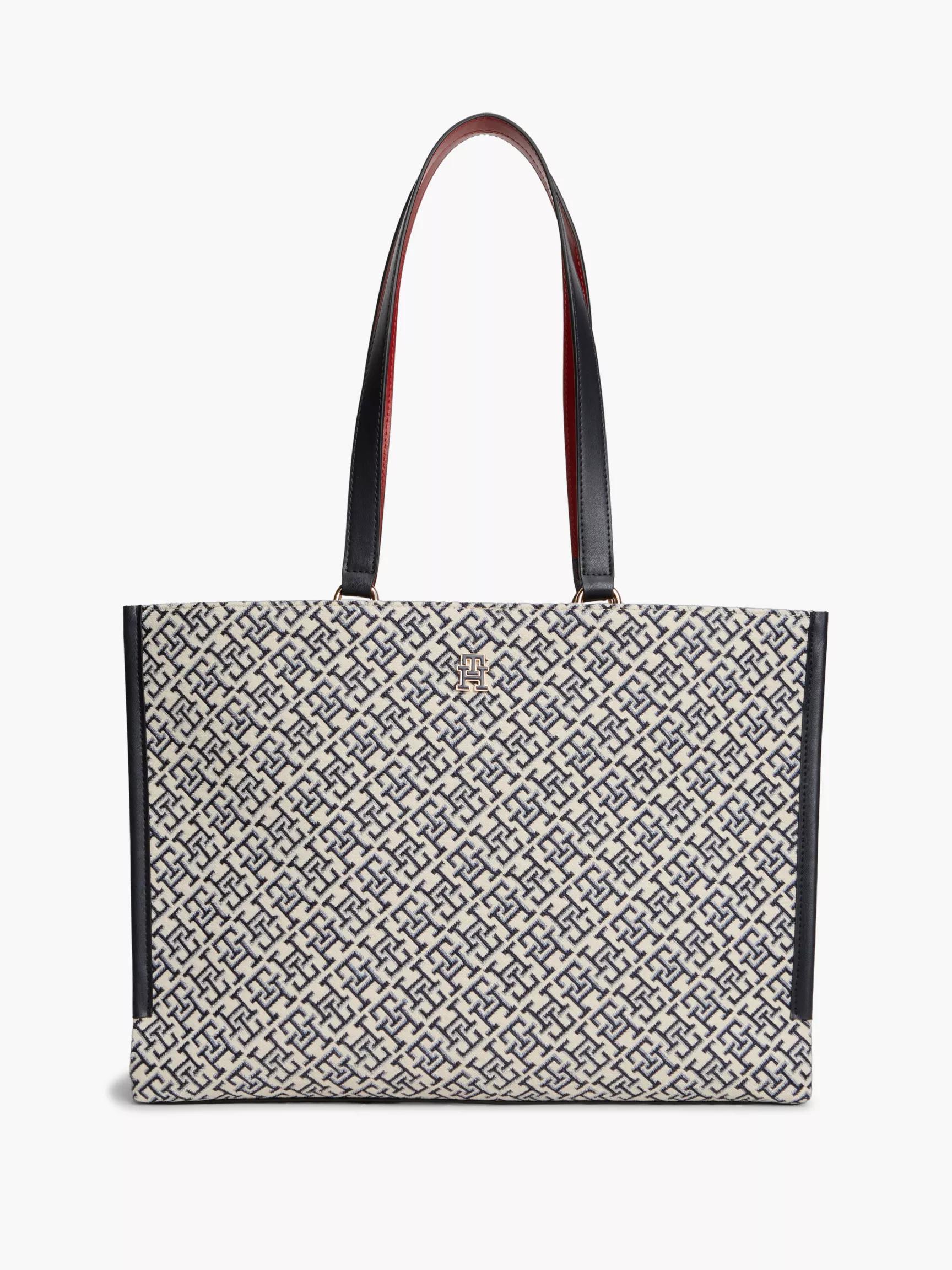 Jacquard Monogram Tote Bag by TOMMY HILFIGER