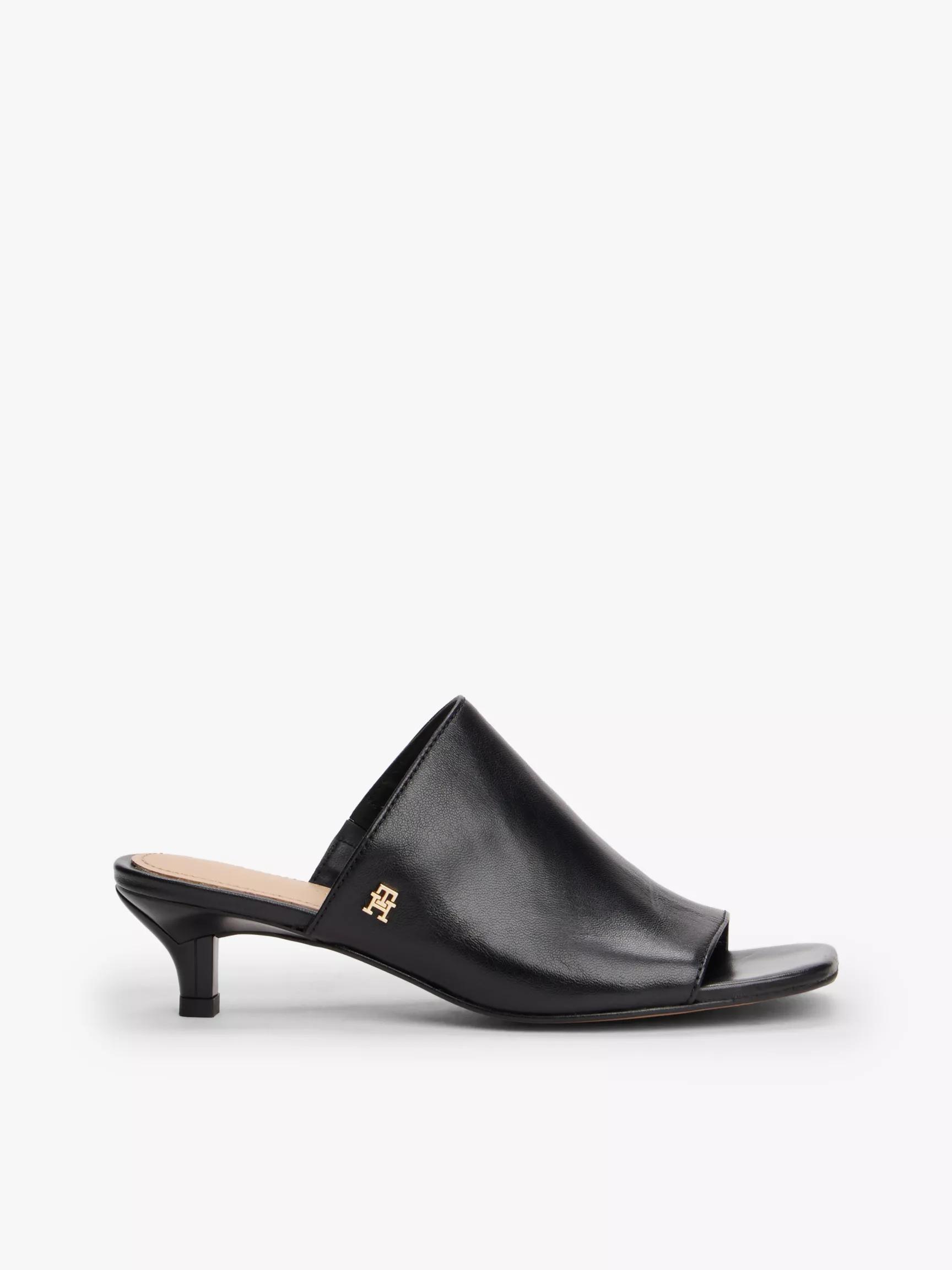 Leather Kitten-Heel Slide by TOMMY HILFIGER