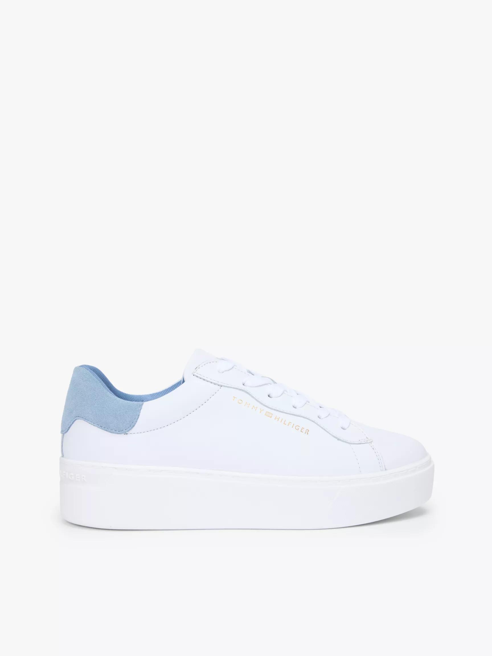 Leather Mix Platform Sneaker by TOMMY HILFIGER