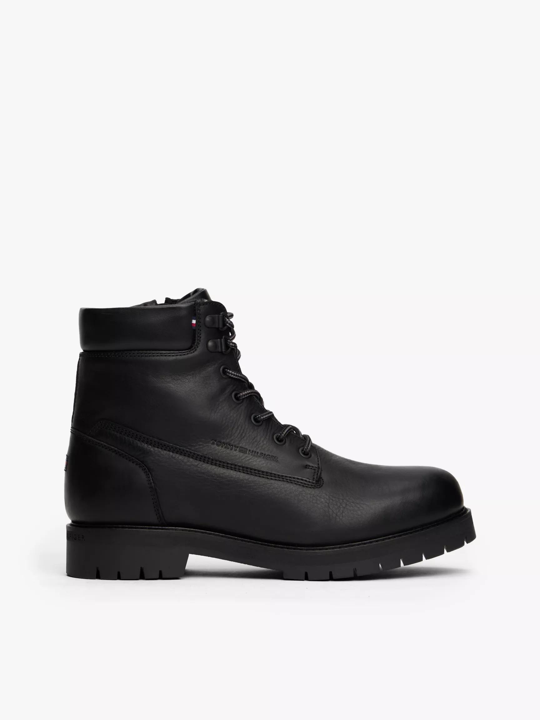 Leather Outdoor Lace-Up Boot by TOMMY HILFIGER