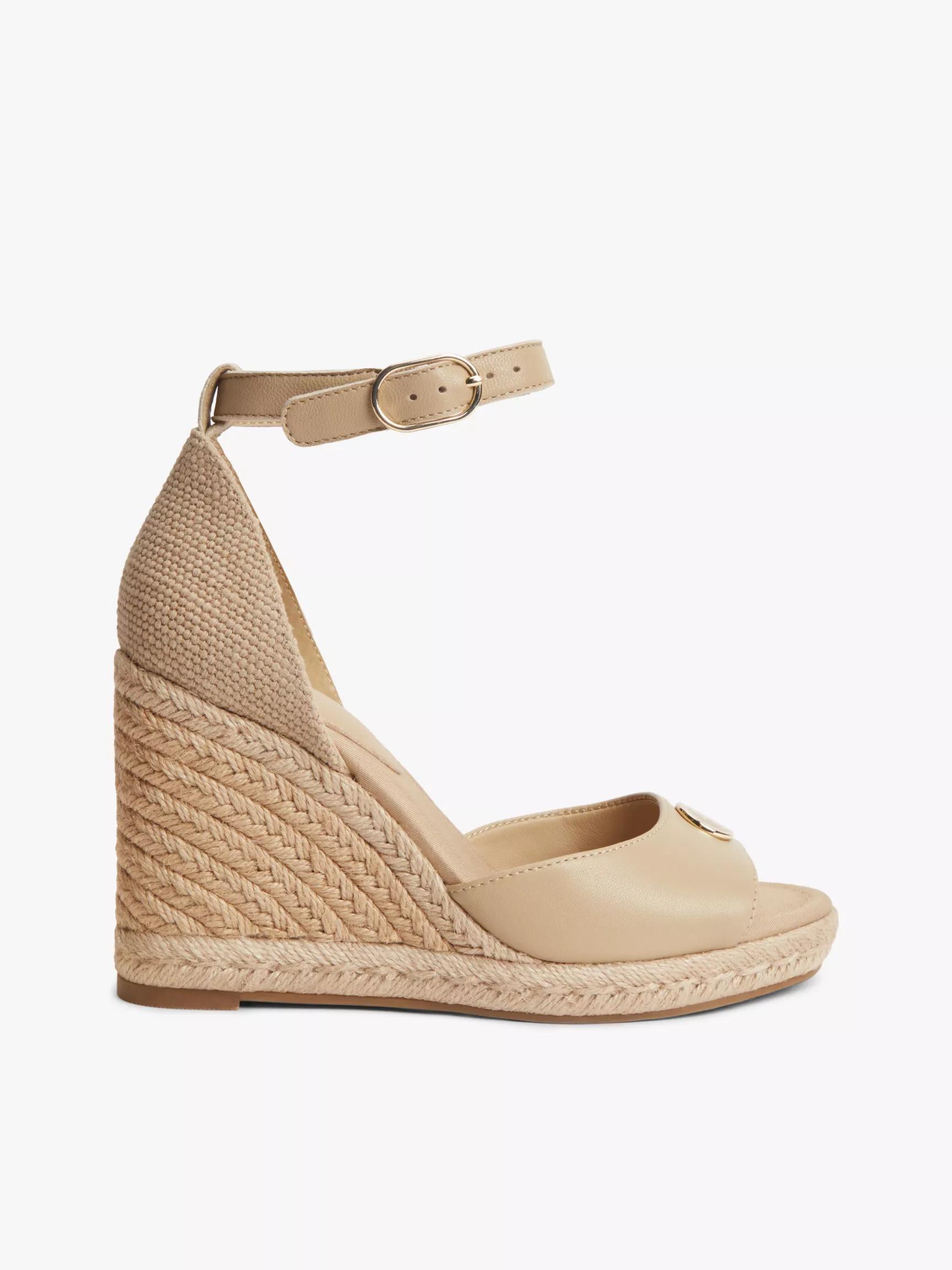Leather Wedge Espadrille Sandal by TOMMY HILFIGER