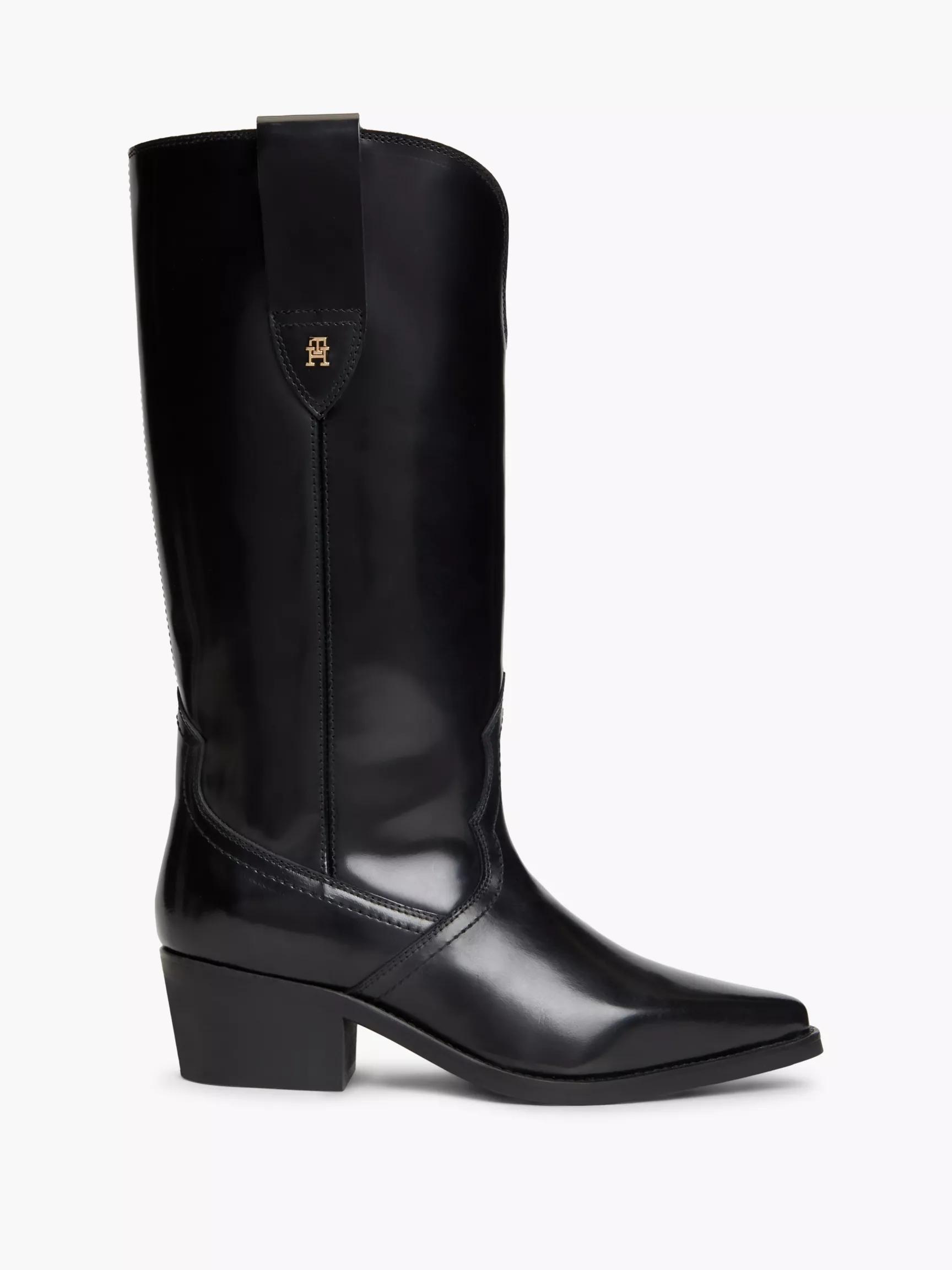 Leather Western Boot by TOMMY HILFIGER