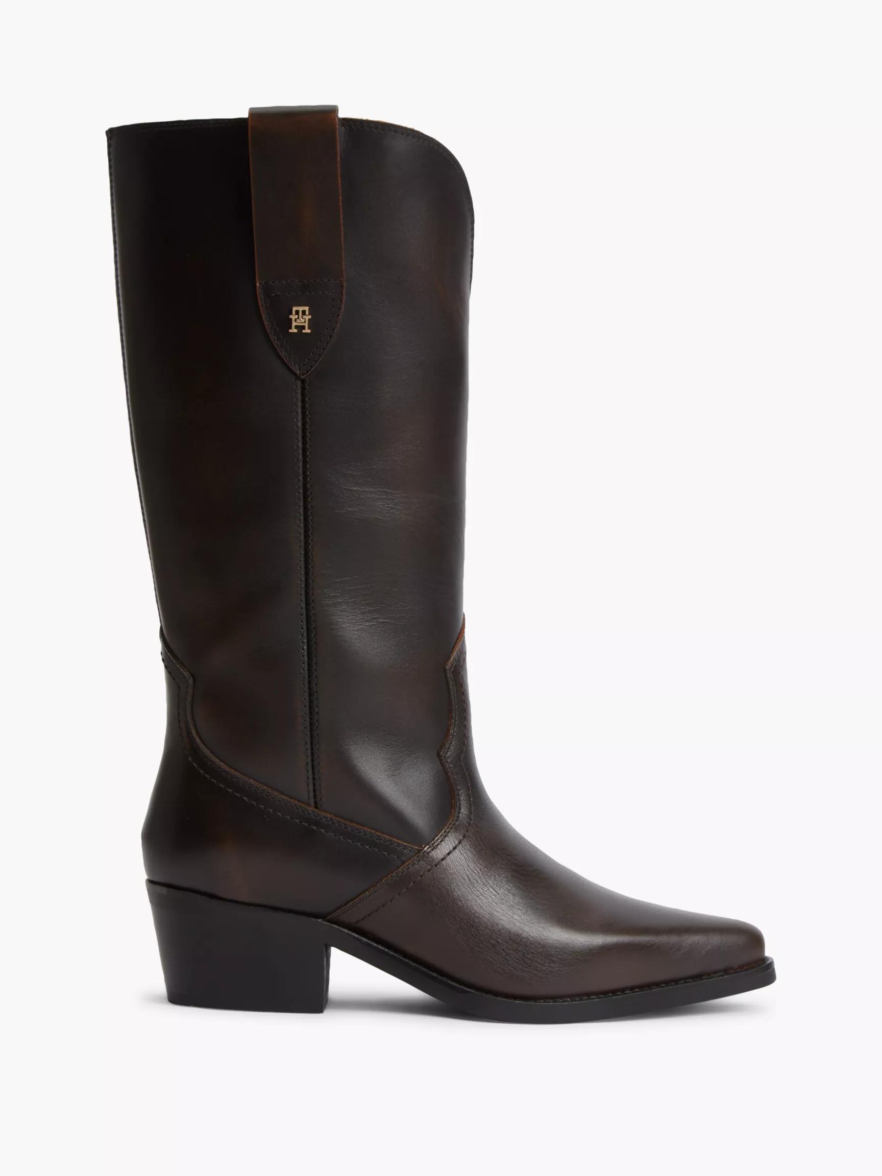 Leather Western Boot by TOMMY HILFIGER