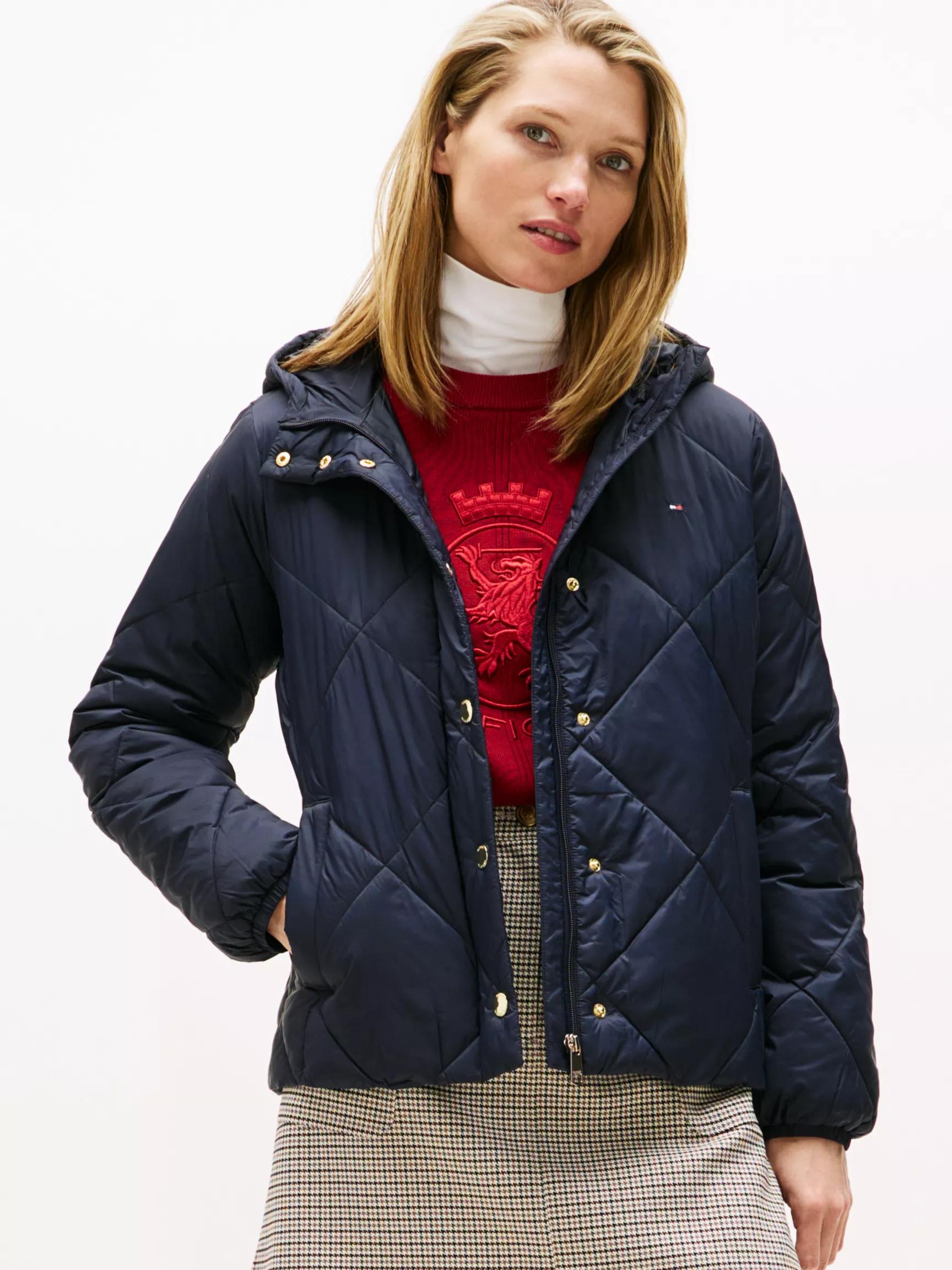 Lightweight Hooded Padded Quilted Jacket by TOMMY HILFIGER