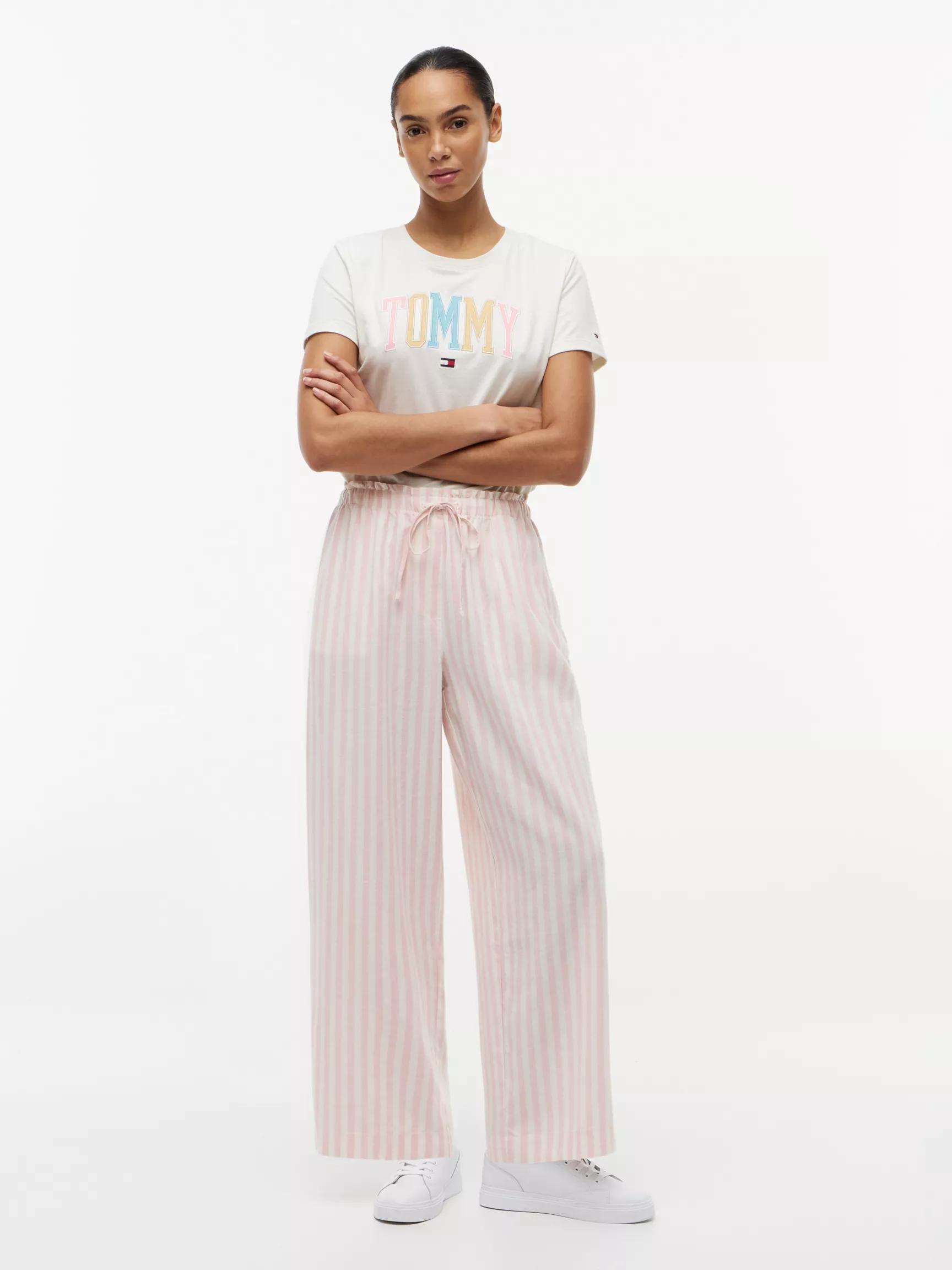 Lightweight Linen-Blend Pull-On Pant by TOMMY HILFIGER