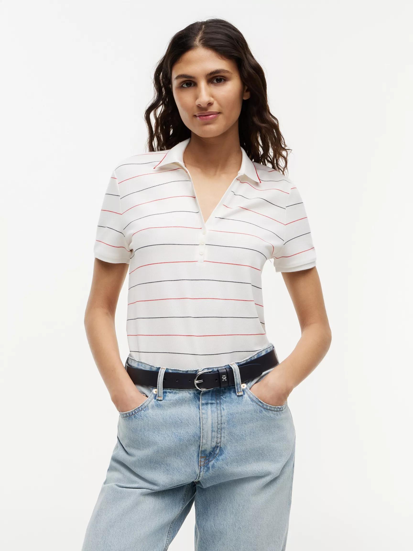 Lightweight Pique Henley Polo by TOMMY HILFIGER