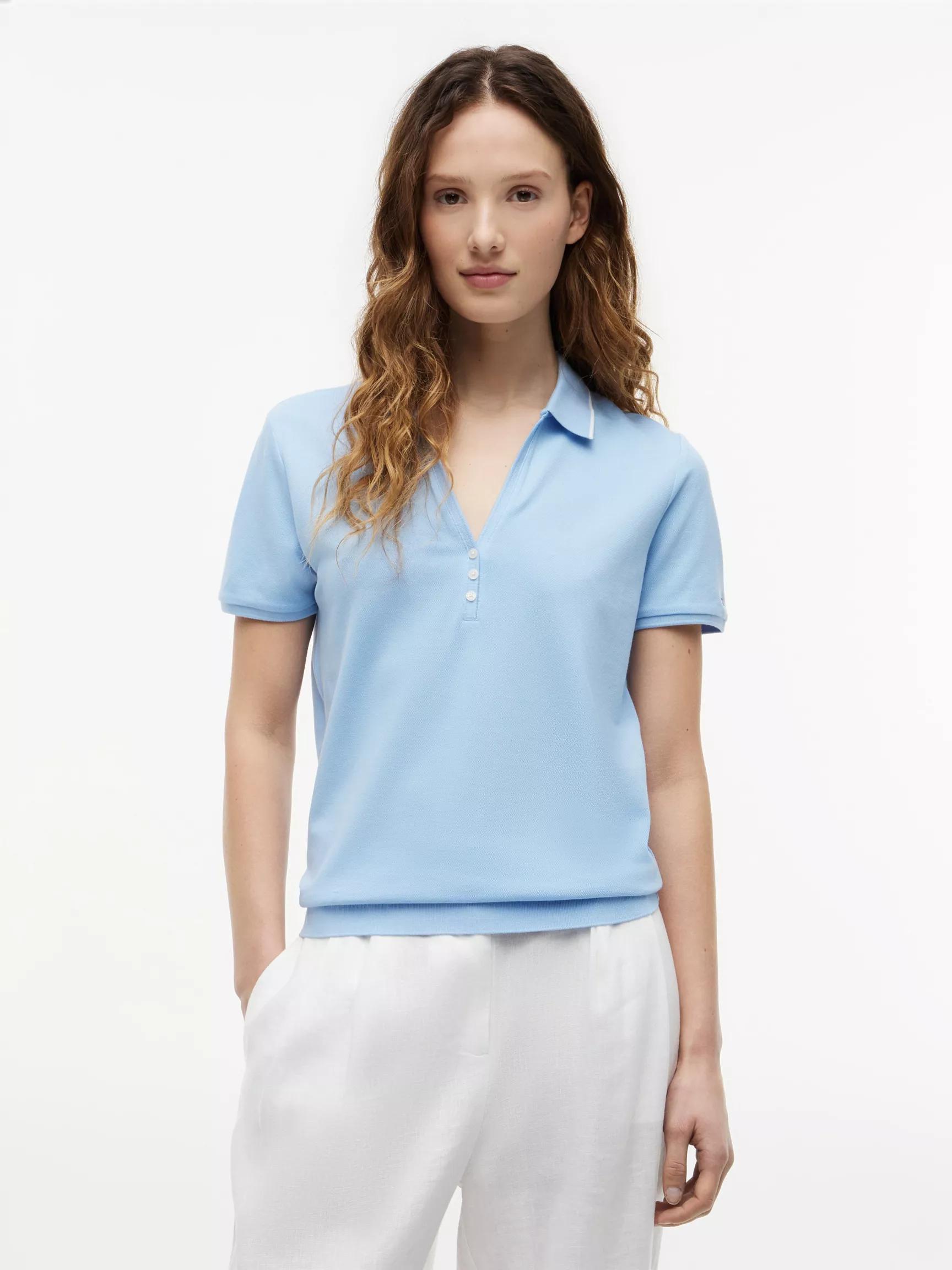 Lightweight Pique Henley Polo by TOMMY HILFIGER