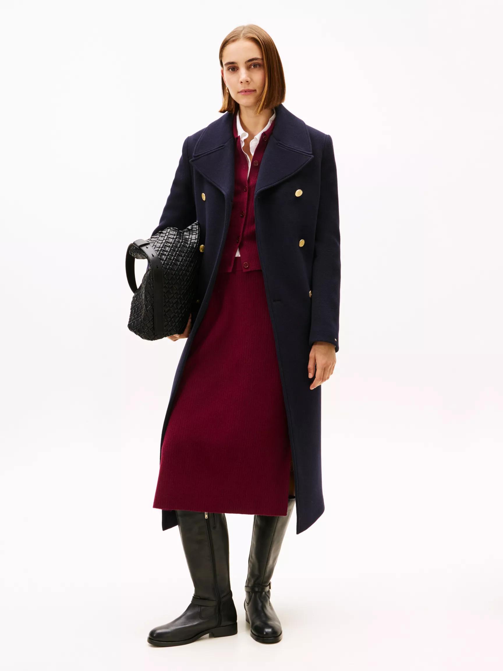 Lightweight Rib-Knit Midi Skirt by TOMMY HILFIGER