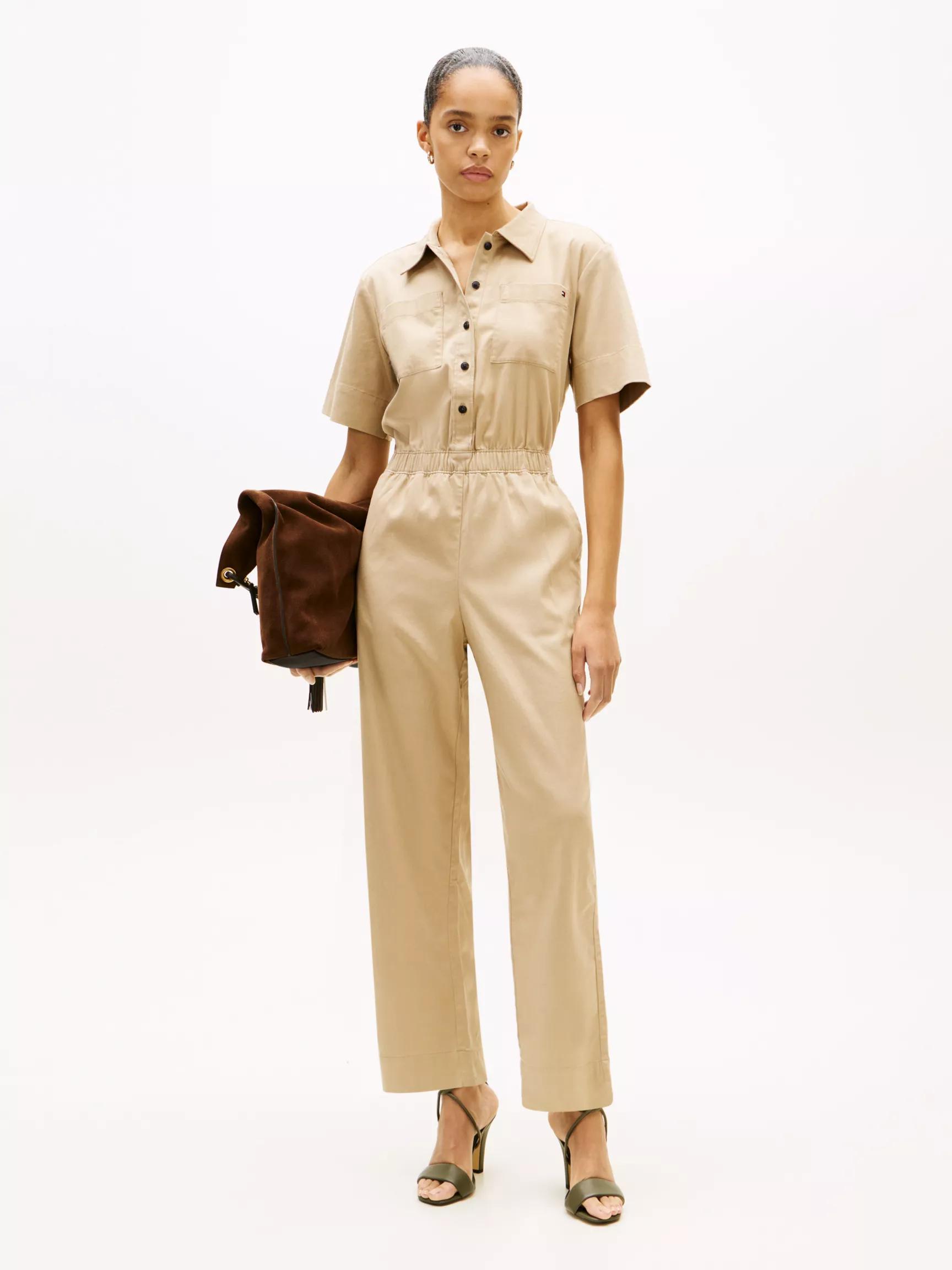 Lightweight Twill Utility Jumpsuit by TOMMY HILFIGER