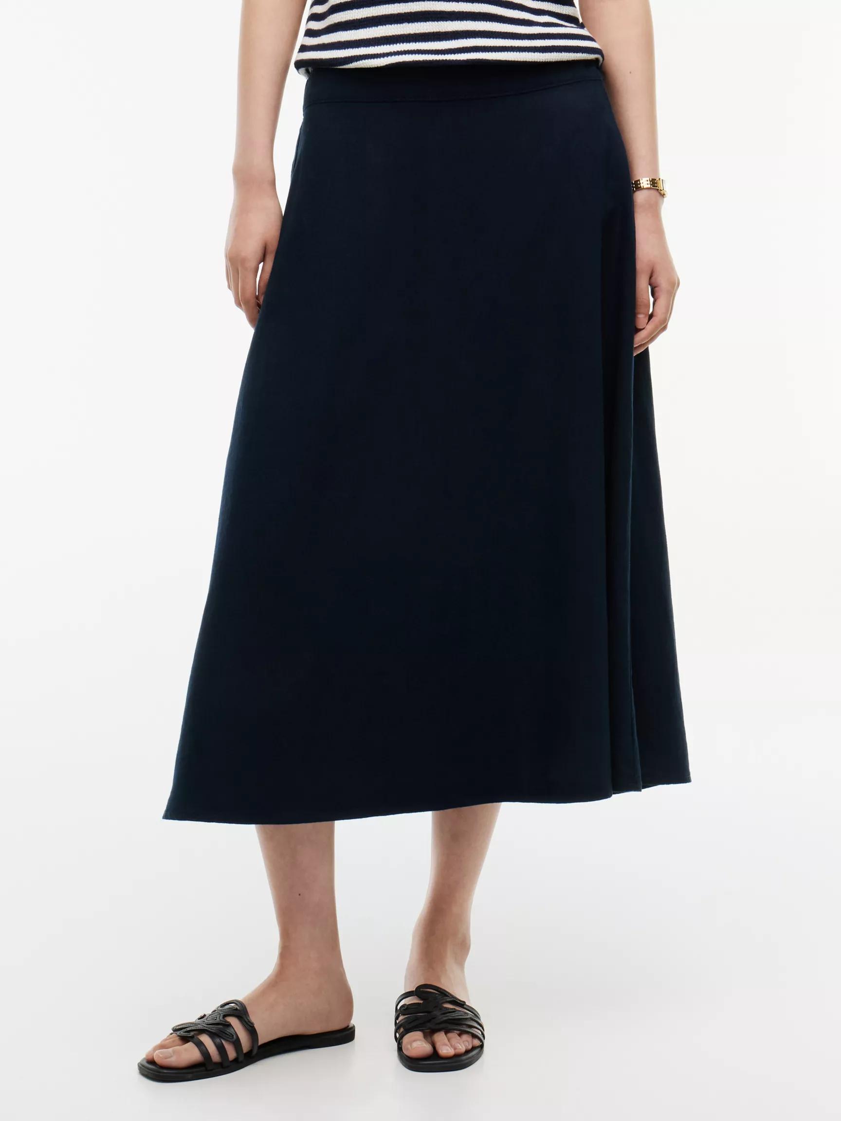 Linen-Blend Midi Skirt by TOMMY HILFIGER