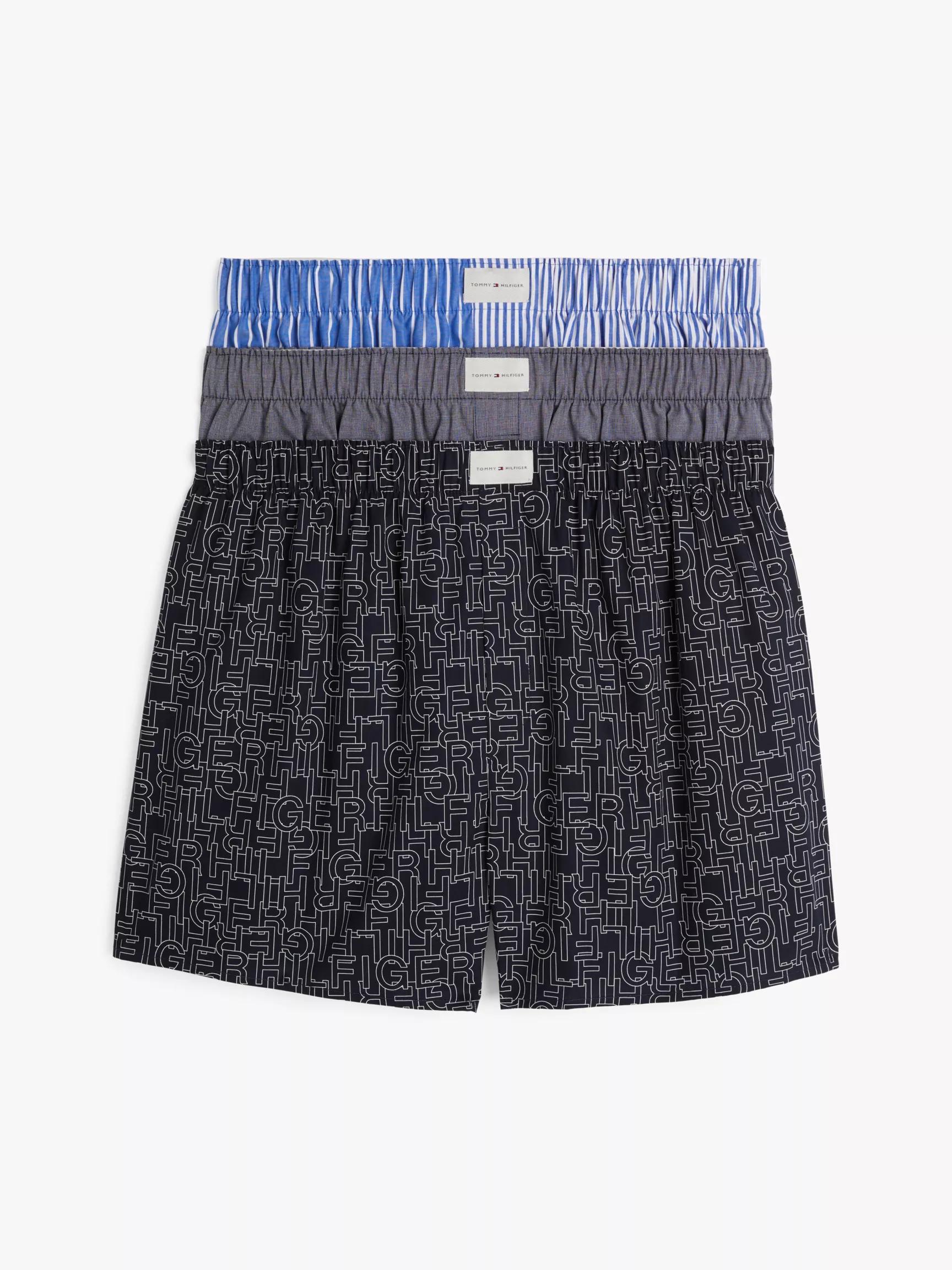 Logo Woven Boxer 3-Pack by TOMMY HILFIGER