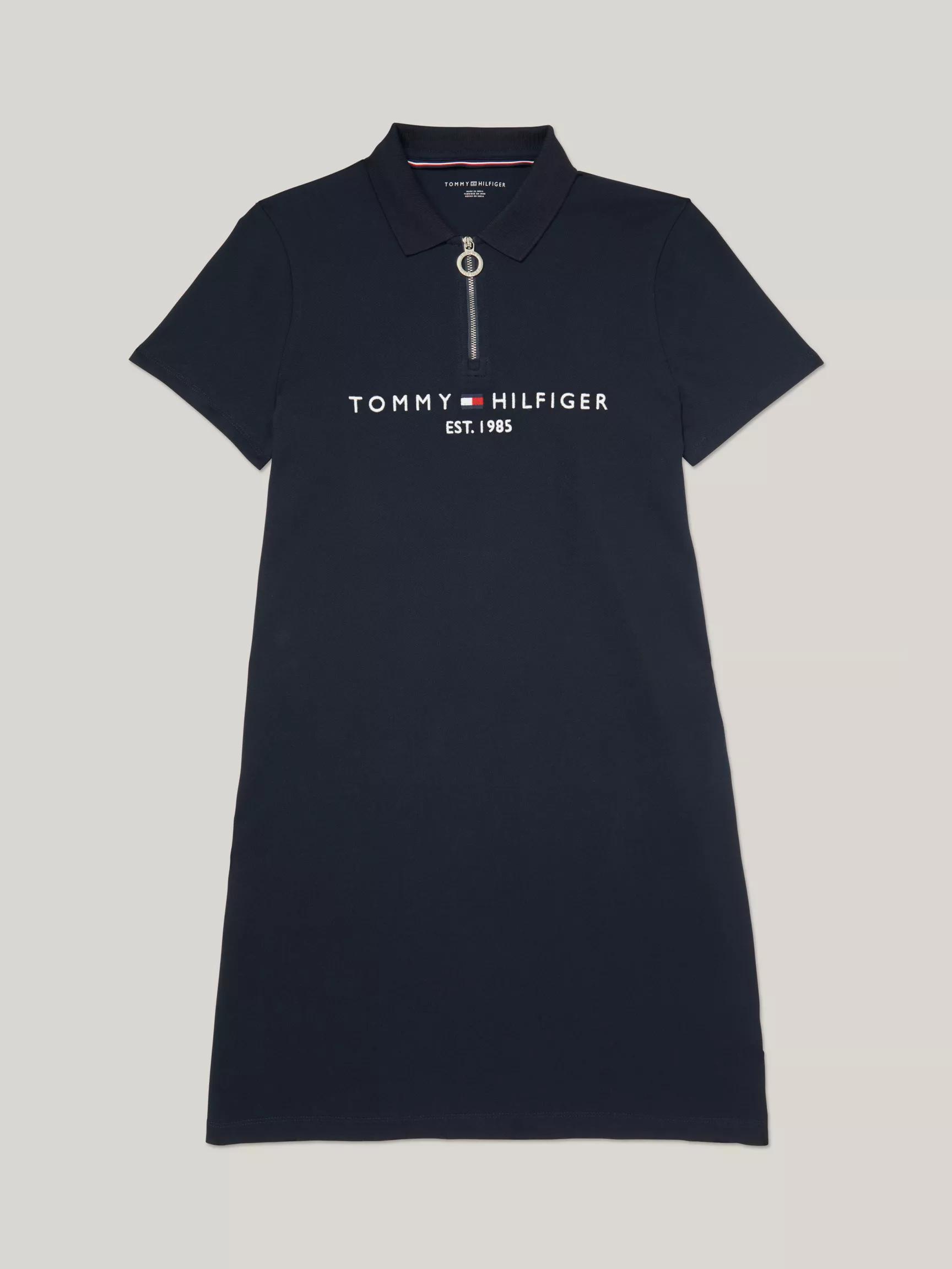 Logo Zip Polo Dress by TOMMY HILFIGER