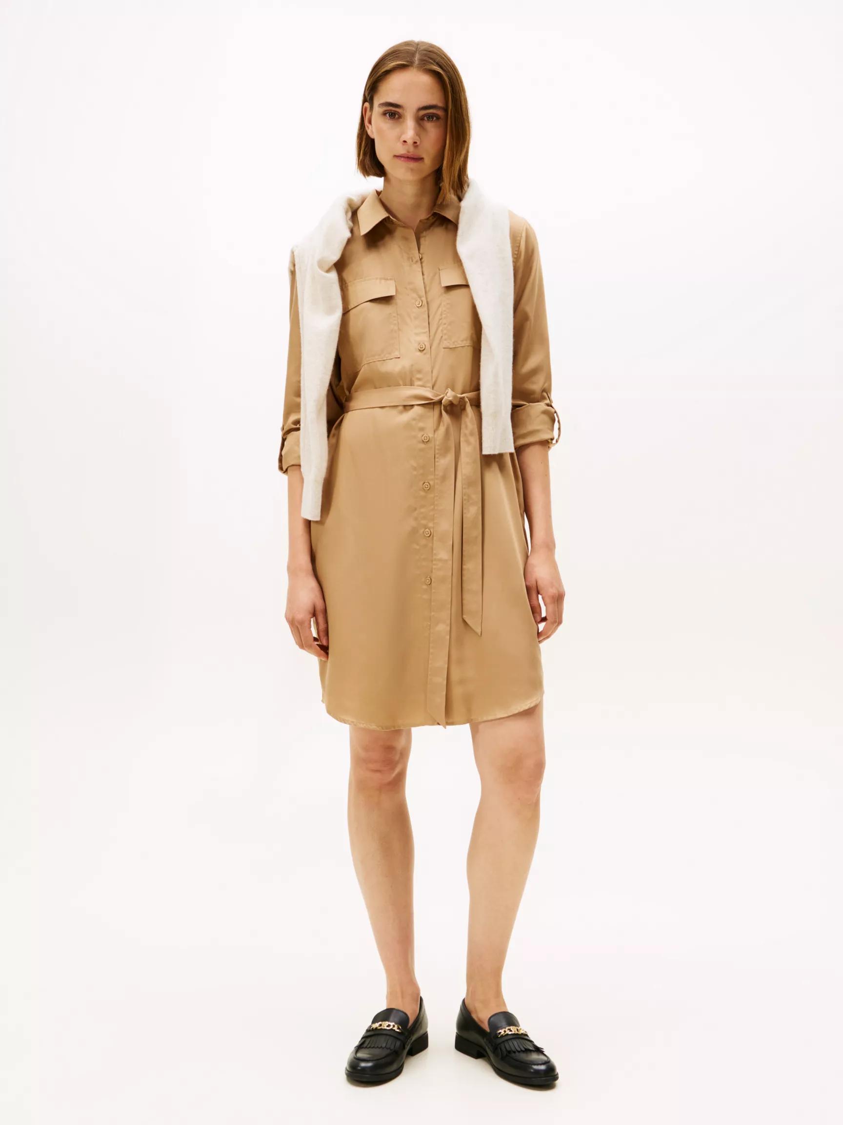 Long-Sleeve Belted Utility Shirtdress by TOMMY HILFIGER