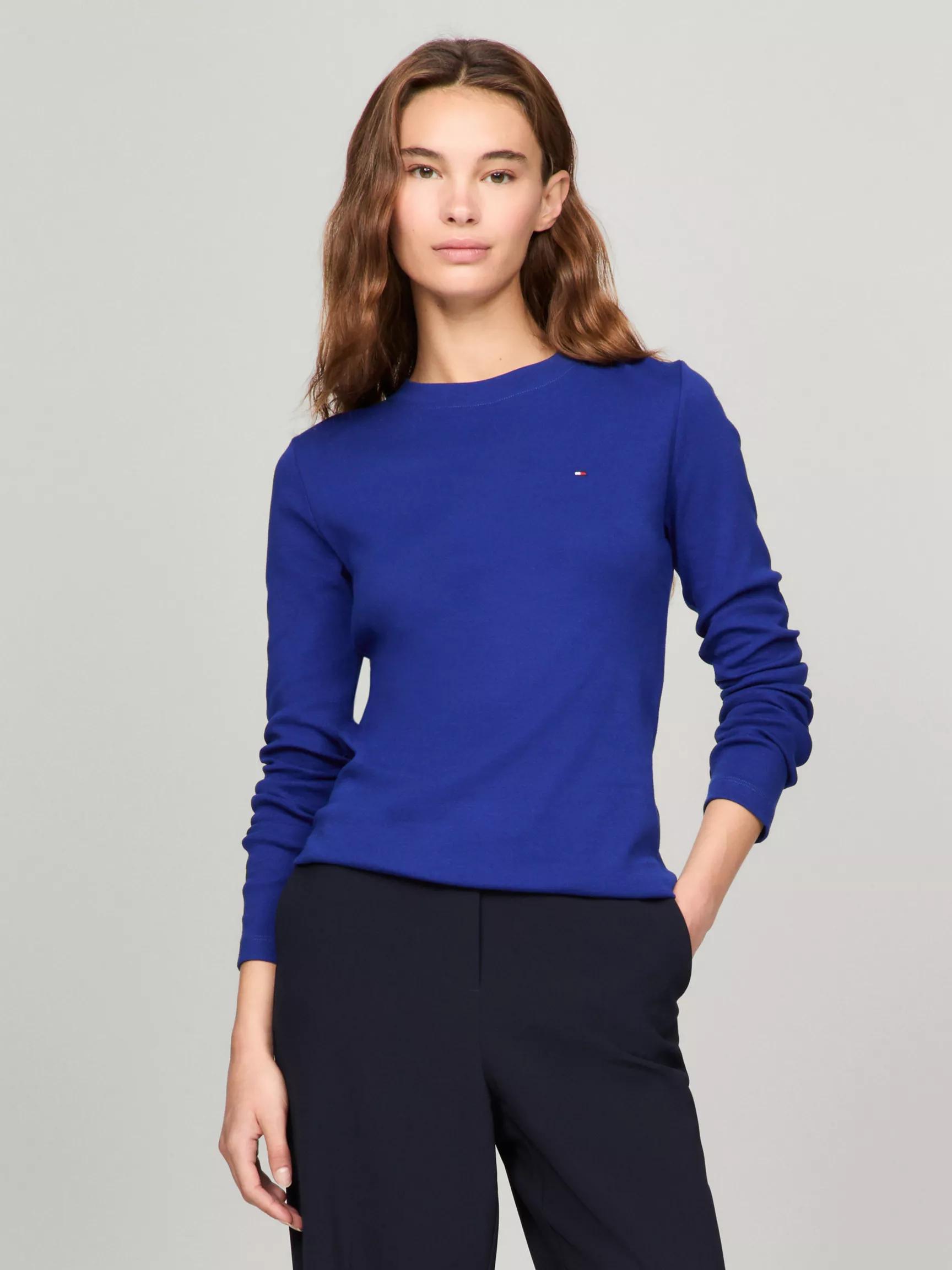 Long-Sleeve Crewneck Favorite T-Shirt by TOMMY HILFIGER