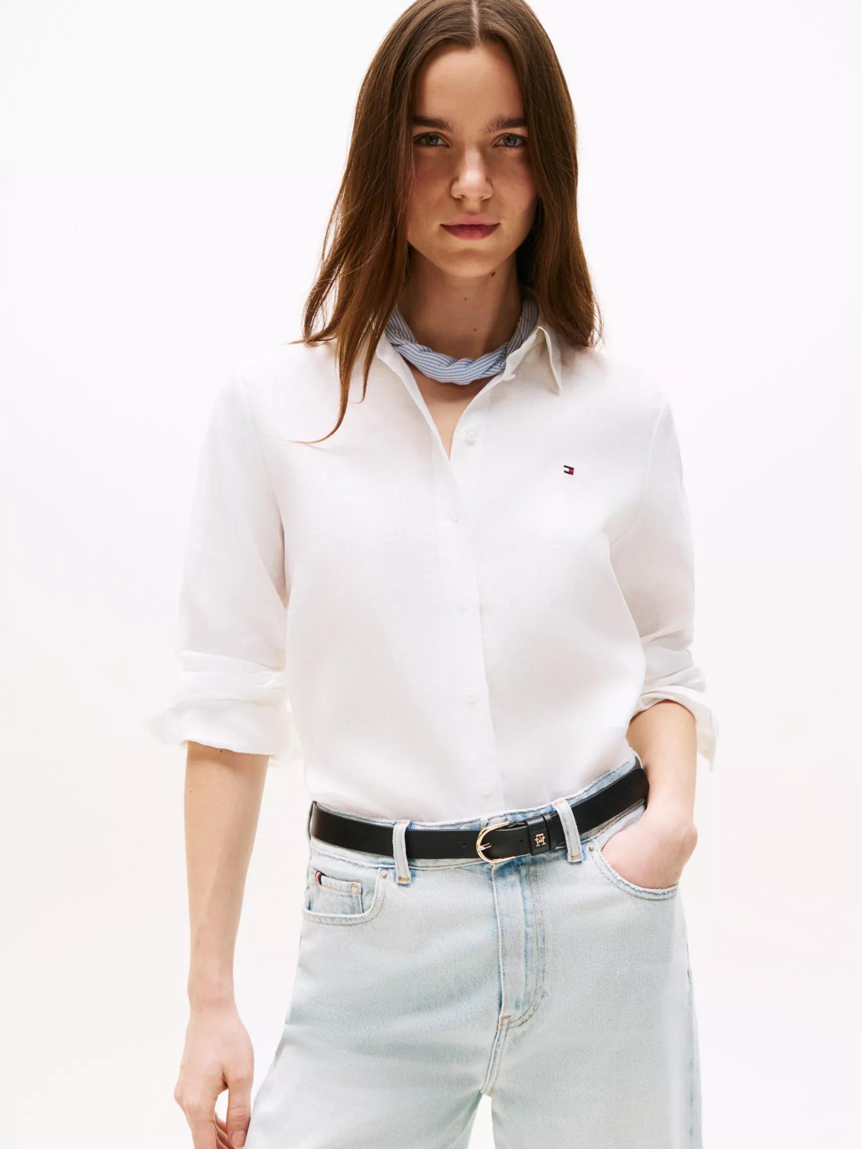 Long-Sleeve Linen Shirt by TOMMY HILFIGER